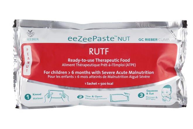 eeZeePaste™ NUT RUTF — Compact Food Solutions