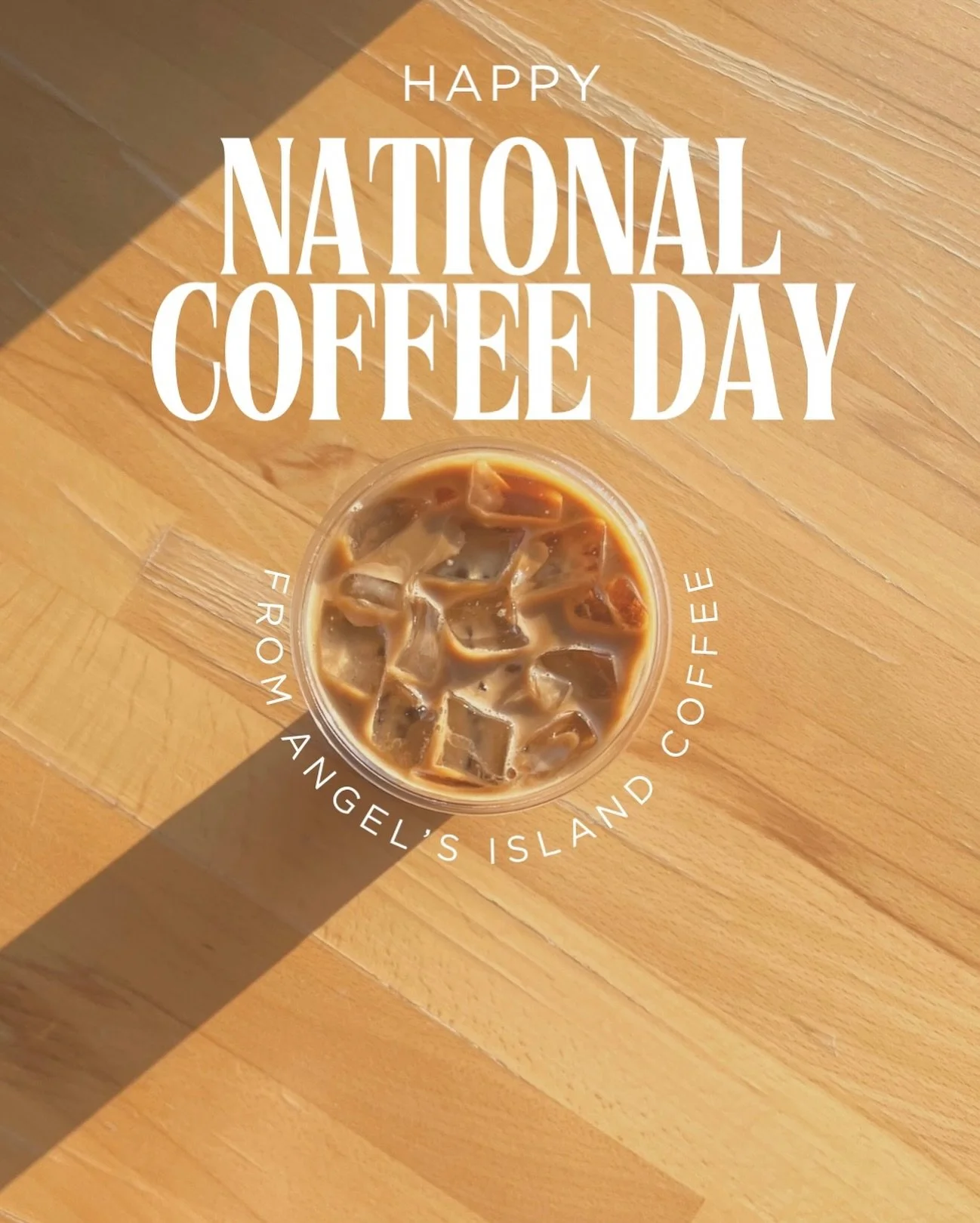 MONDAY MADNESS on NATIONAL COFFEE DAY? let’s celebrate !! come in for a large espresso based drink for the price of a medium
