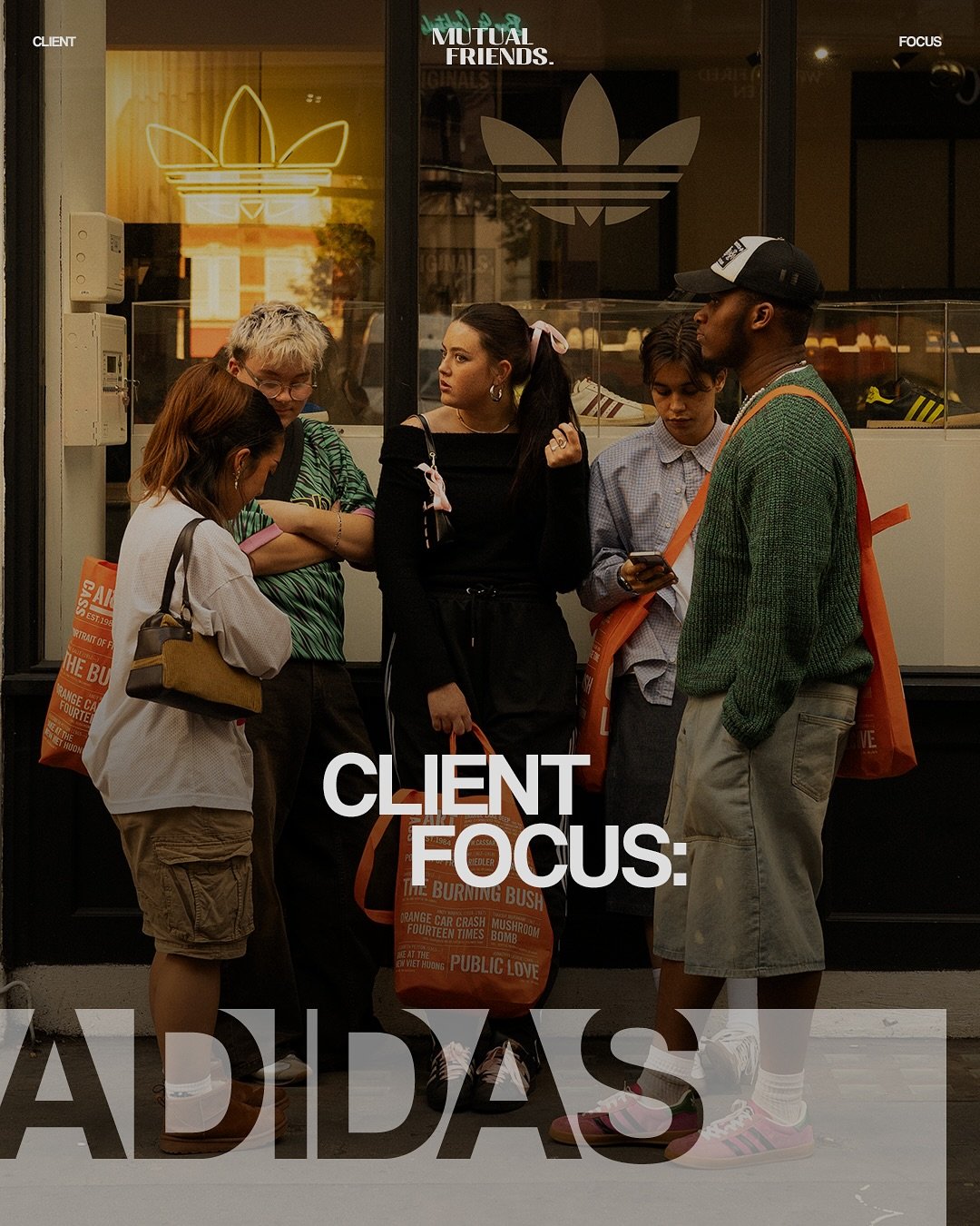 Client Focus: Adidas

One of the most globally recognisable brands in sports fashion with a rich 70 year history. Their iconic three-stripe logo is at the forefront of athletic apparel and modern everyday fashion. 

We worked with Adidas across four 