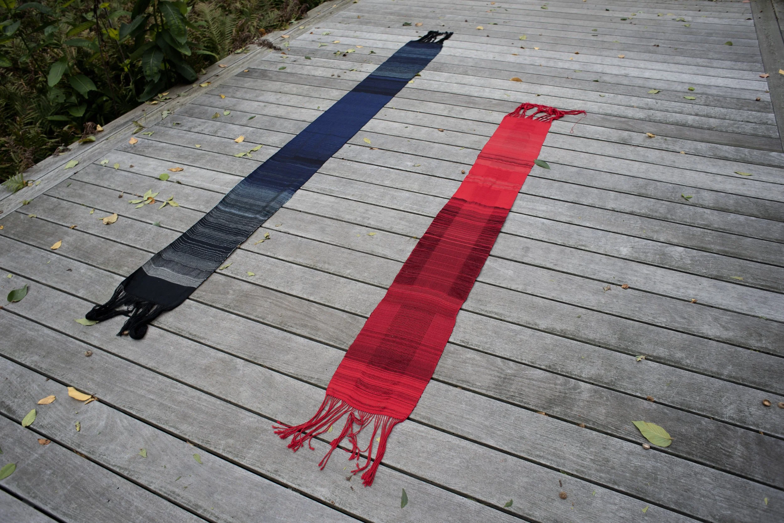 María Valenzuela’s Weavings — made during The Albers Foundation Artist Residency / Weaved Fabrics, Textile Art