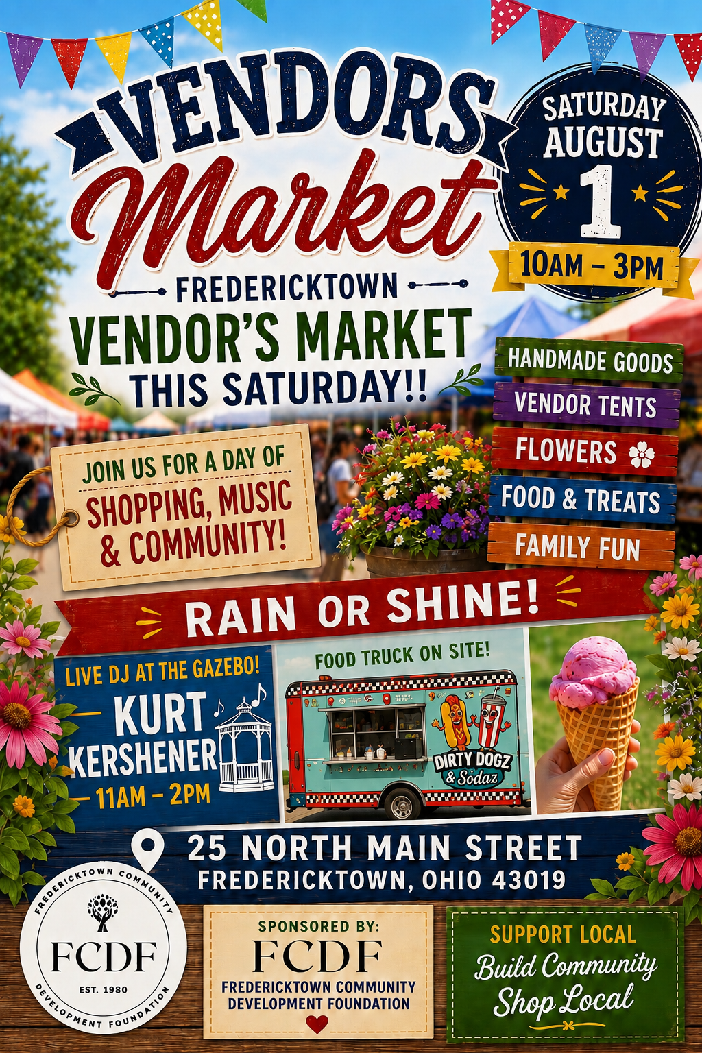 August Vendors Market
