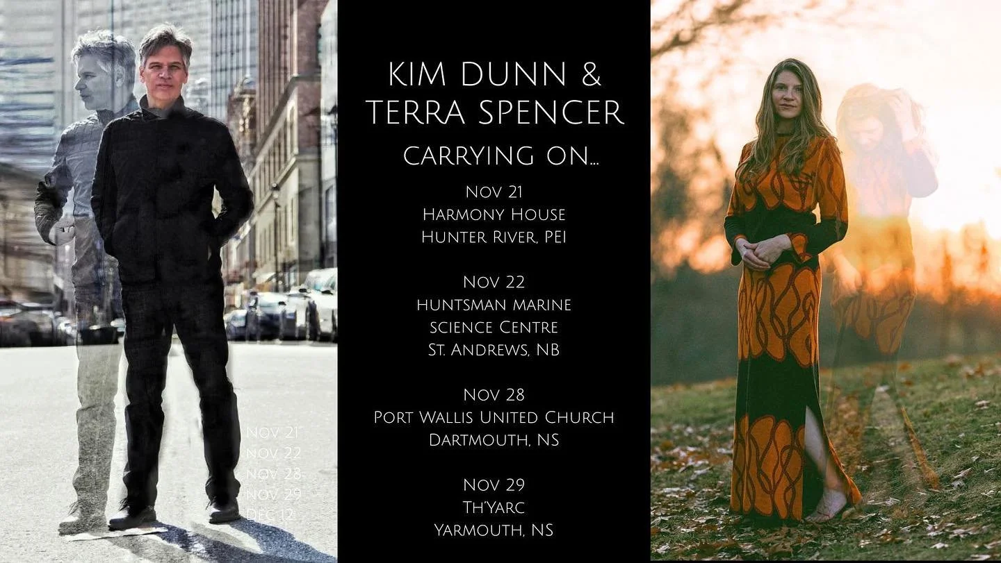 Next up in our Seasonal Concert Series: Terra Spencer &amp; Kim Dunn on Saturday, November 22nd

Award-winning performers Terra Spencer &amp; Kim Dunn have paired up for a special show celebrating new friendships, kindred spirits, stirring songs, and