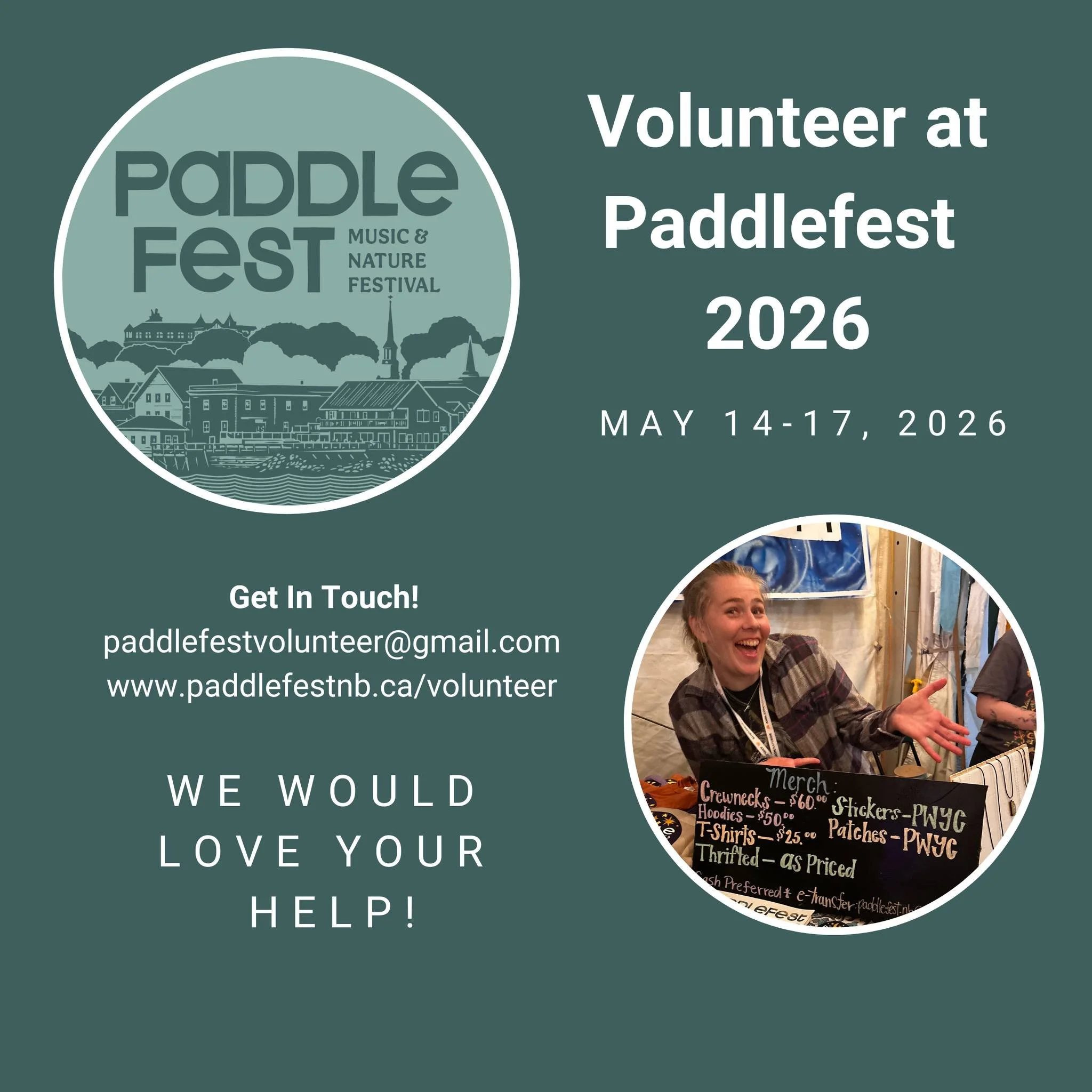 Paddlefest wouldn't be able to run so smoothly without the support of our amazing volunteers! Want to volunteer this year? Get in touch with us!

Volunteer Form 
https://tinyurl.com/nhc54mj3