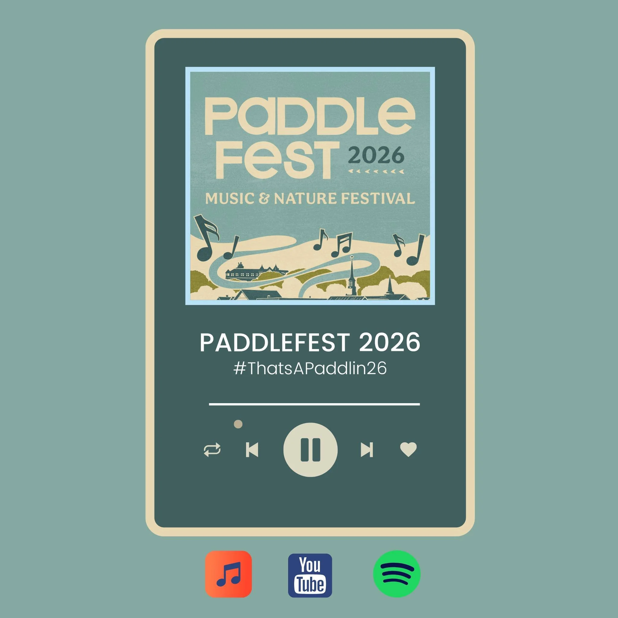 Get yourself ready for Paddlefest 2026 with our official playlists! From festival favourites to local emerging artists there's some amazing acts coming to perform at this year's festival! Discover and enjoy! Check out the links in our Bio 🎶
