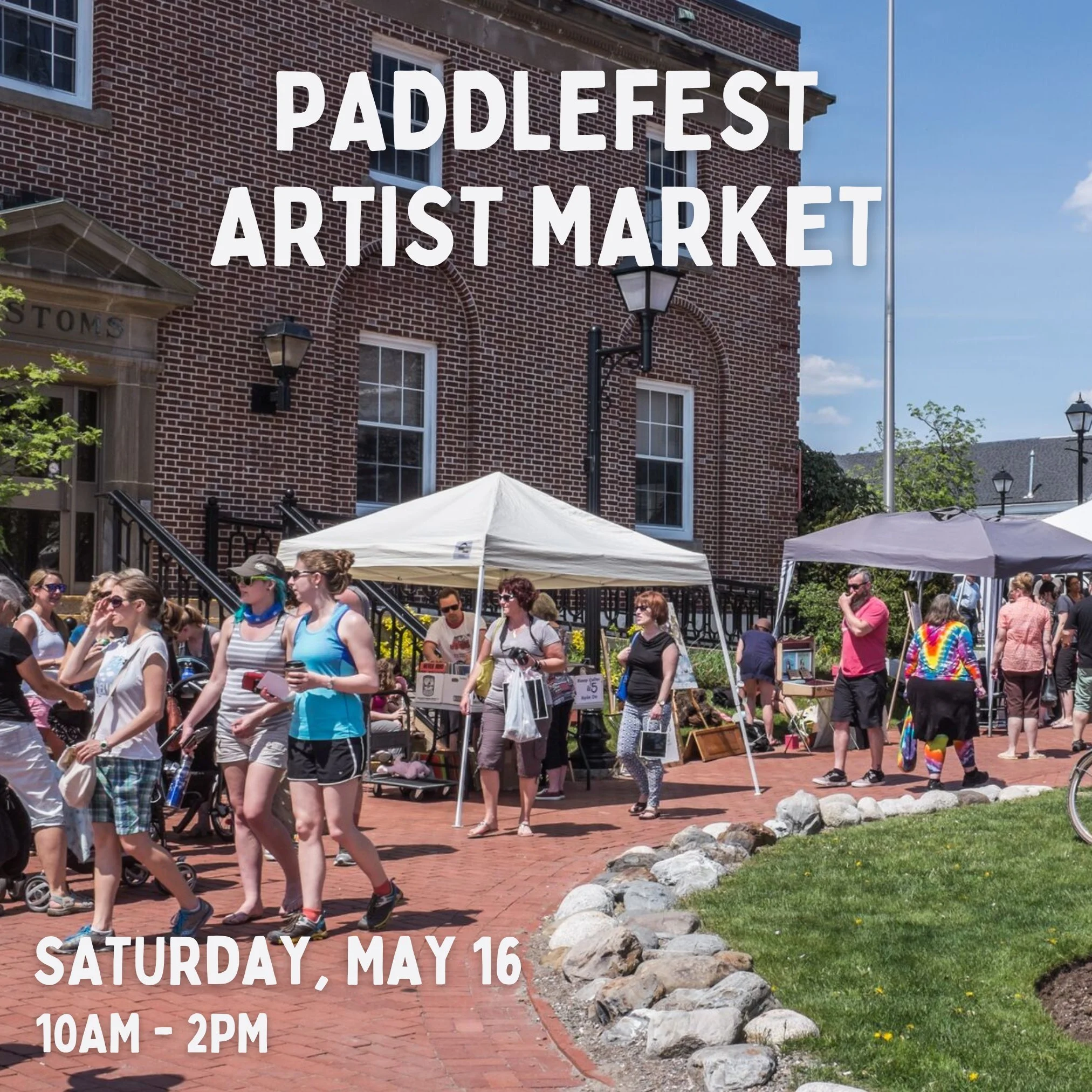 The annual Paddlefest Artist Market is happening Saturday, May 16th from 10am-2pm. Join us in Market Square and support some amazing local artists!