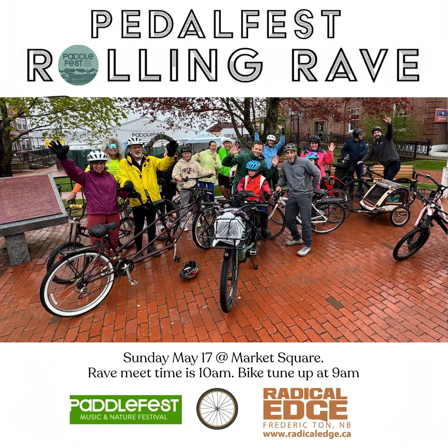 On Sunday, May 17th join us for the second annual "Pedalfest" Rolling Bike Rave! Grab your bike, skateboard or rollerblades, get active and join the fun!  Wheel your way down Water Street and down the Van Horne Trail with some live mixed fu