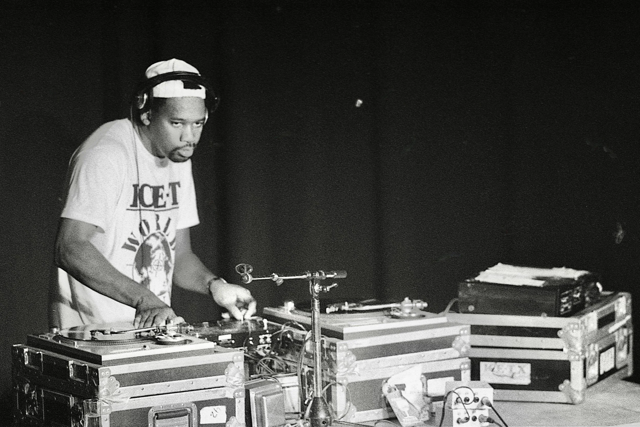 5.9.1991 Spinmaster Evil-E an der Ice-T-Party, Volkshaus Zürich