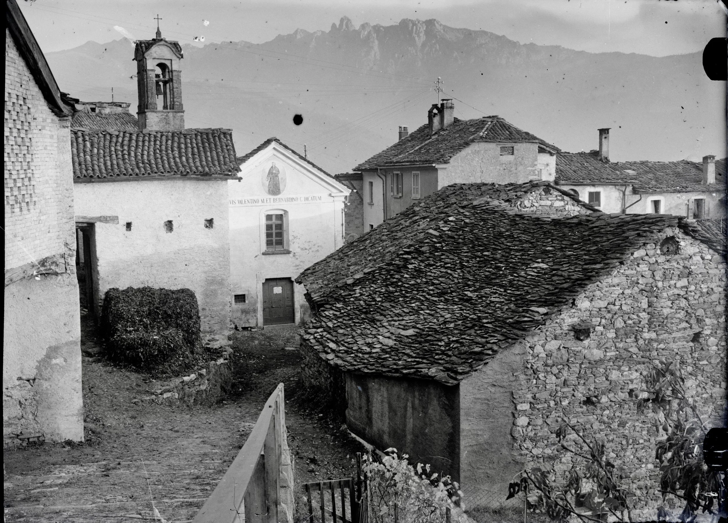 Bigorio mit den Denti della Vecchia, 1943/44, Foto: Armin Müller
