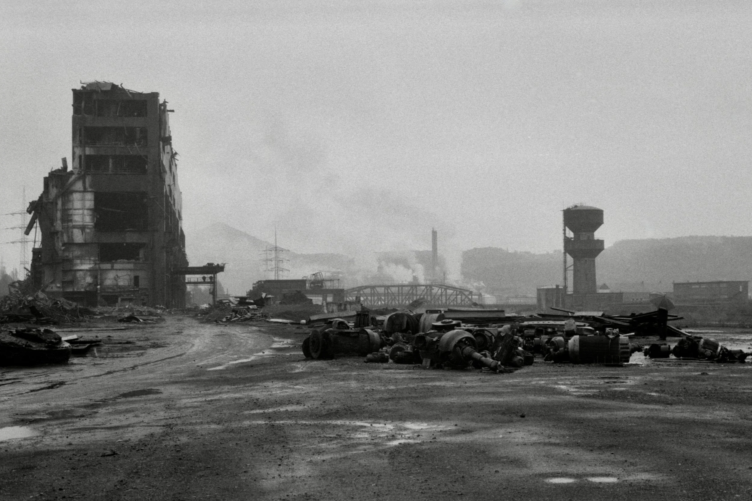 désindustrialisation, Charleroi, Belgien, 1990