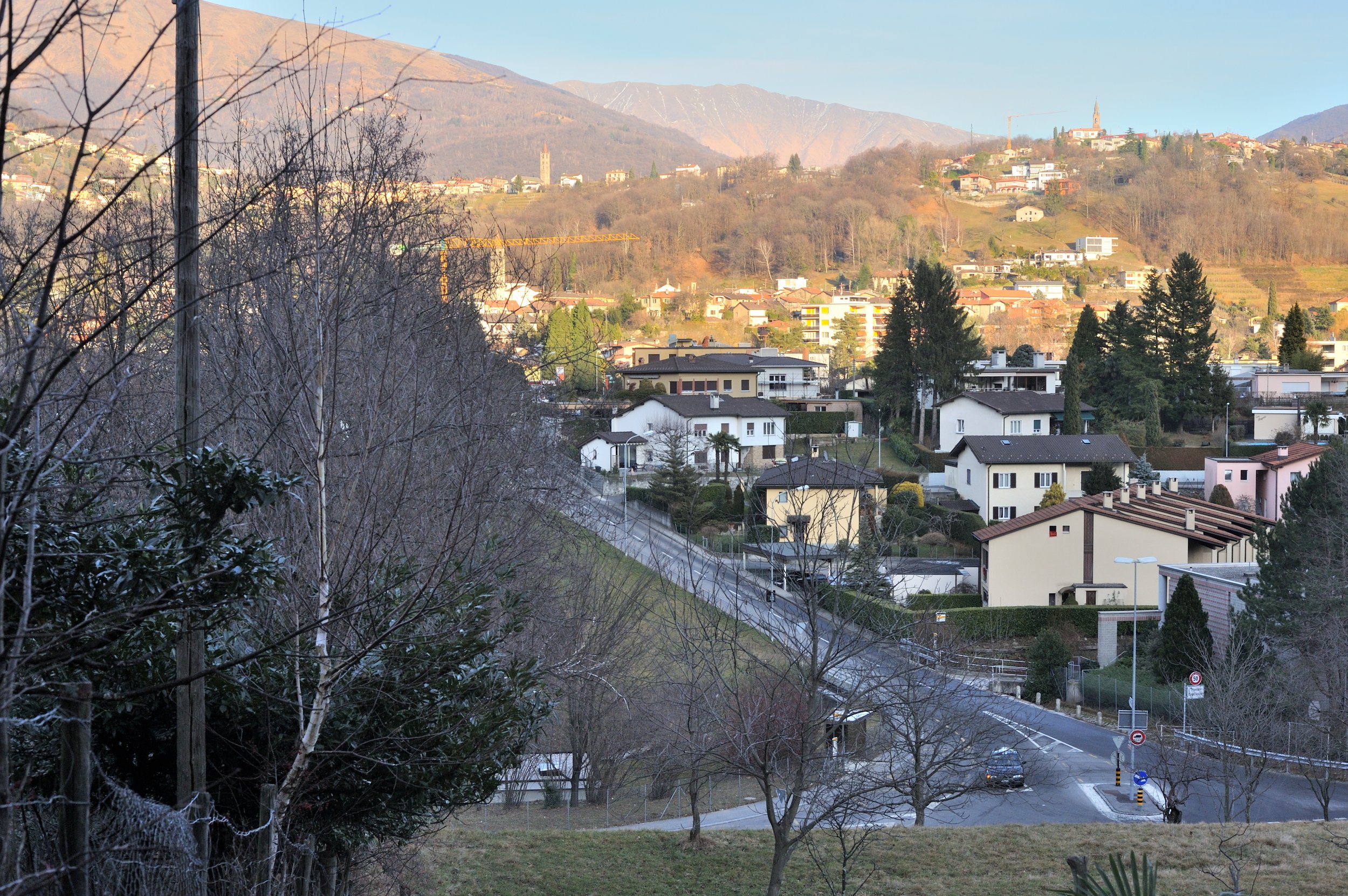 Blick von Sala Richtung Val Colla, 28. Dezember 2011