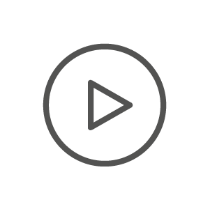 Play button icon with a black background