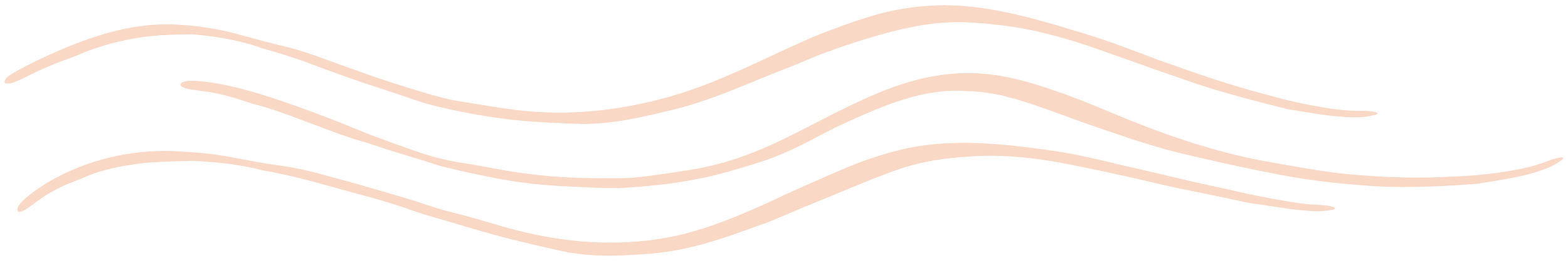 Curved beige lines on transparent background
