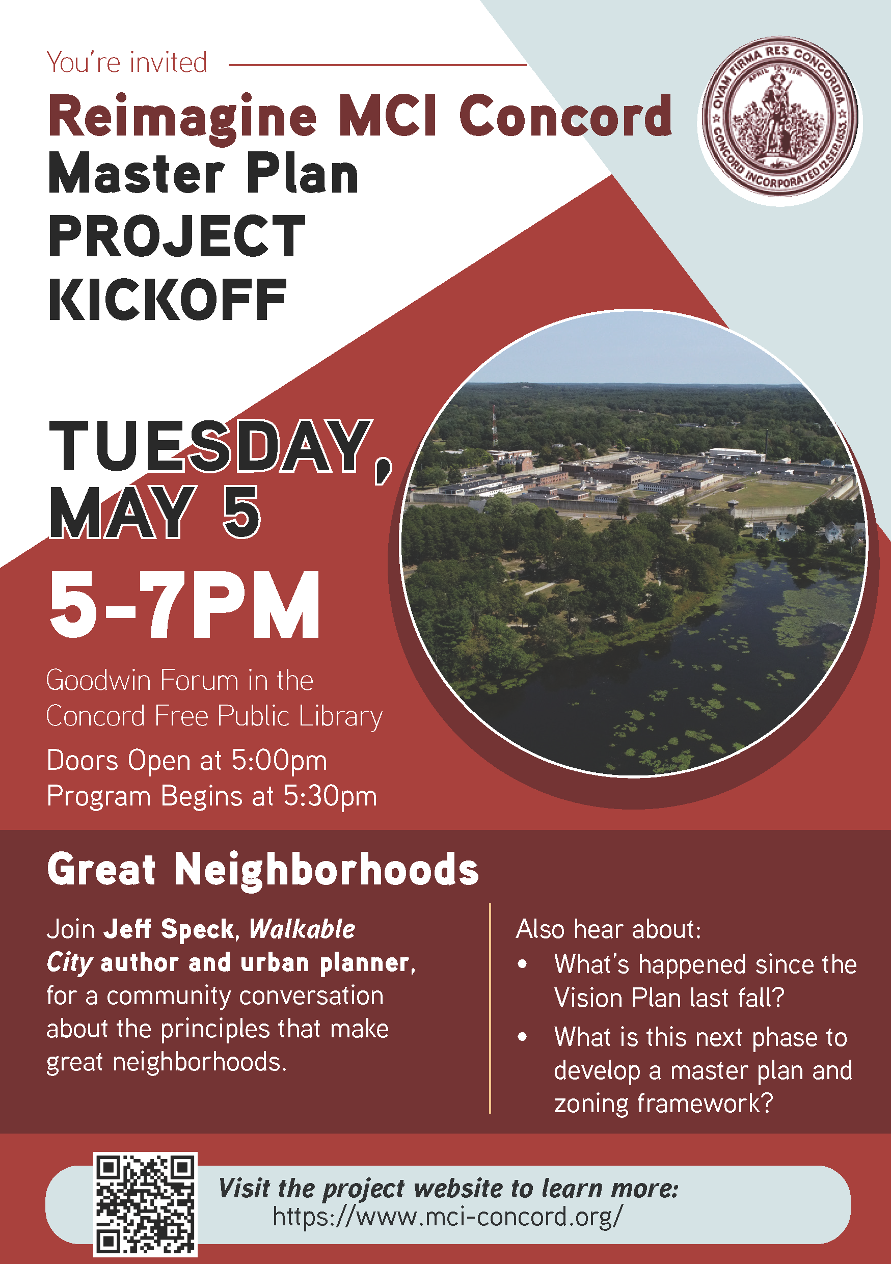 Flyer for May 5th kickoff meeting