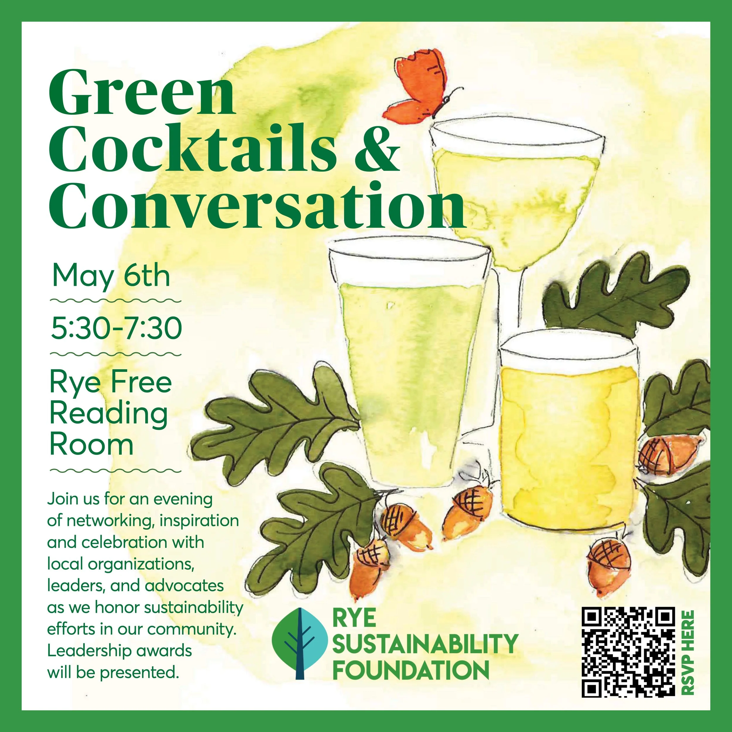 Green Cocktails & Converstaion