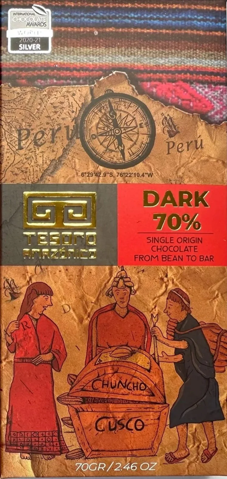 Cuzco 70% Chocolate Bar - Single Origin Peruvian Dark Chocolate