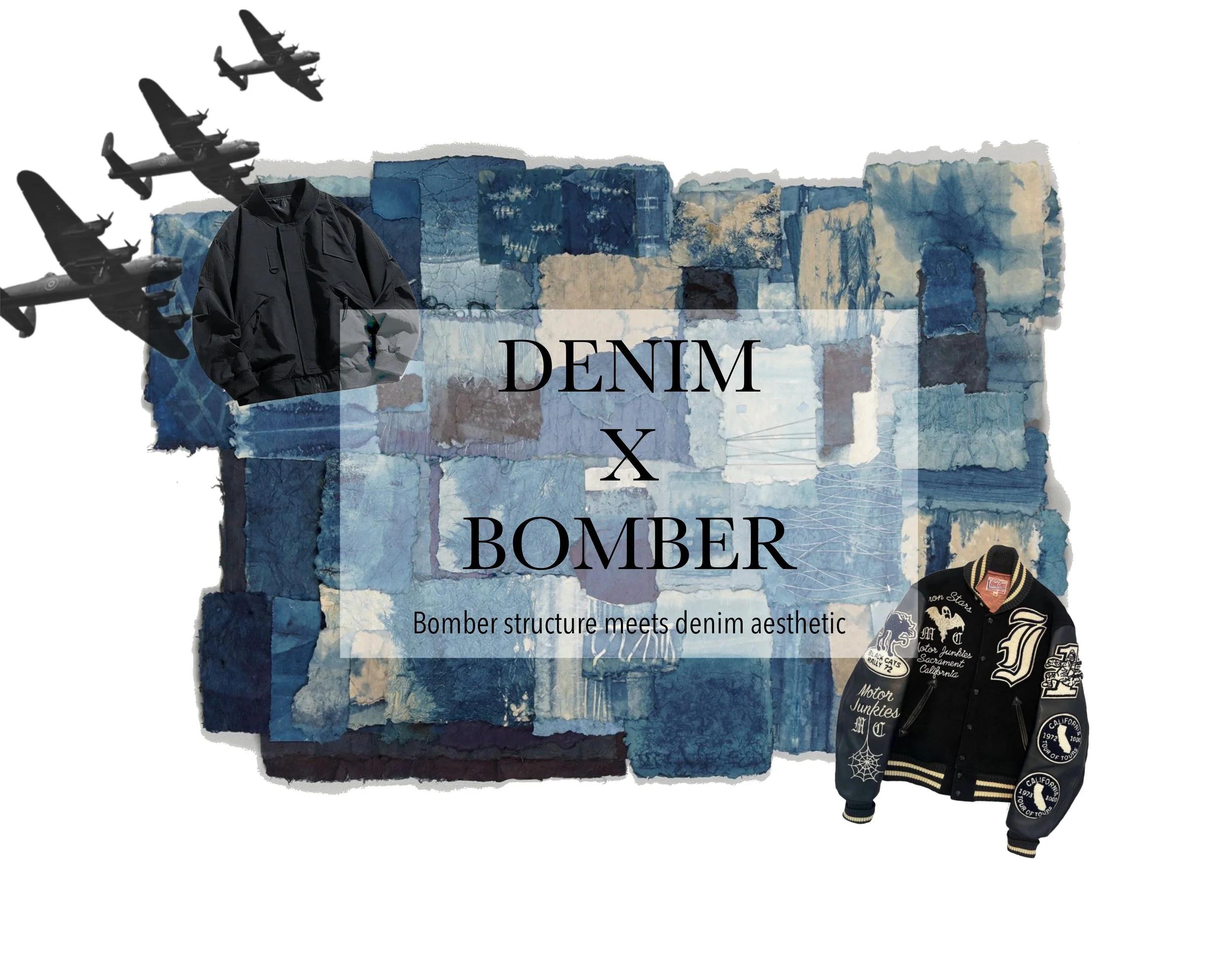 Denim X Bomber