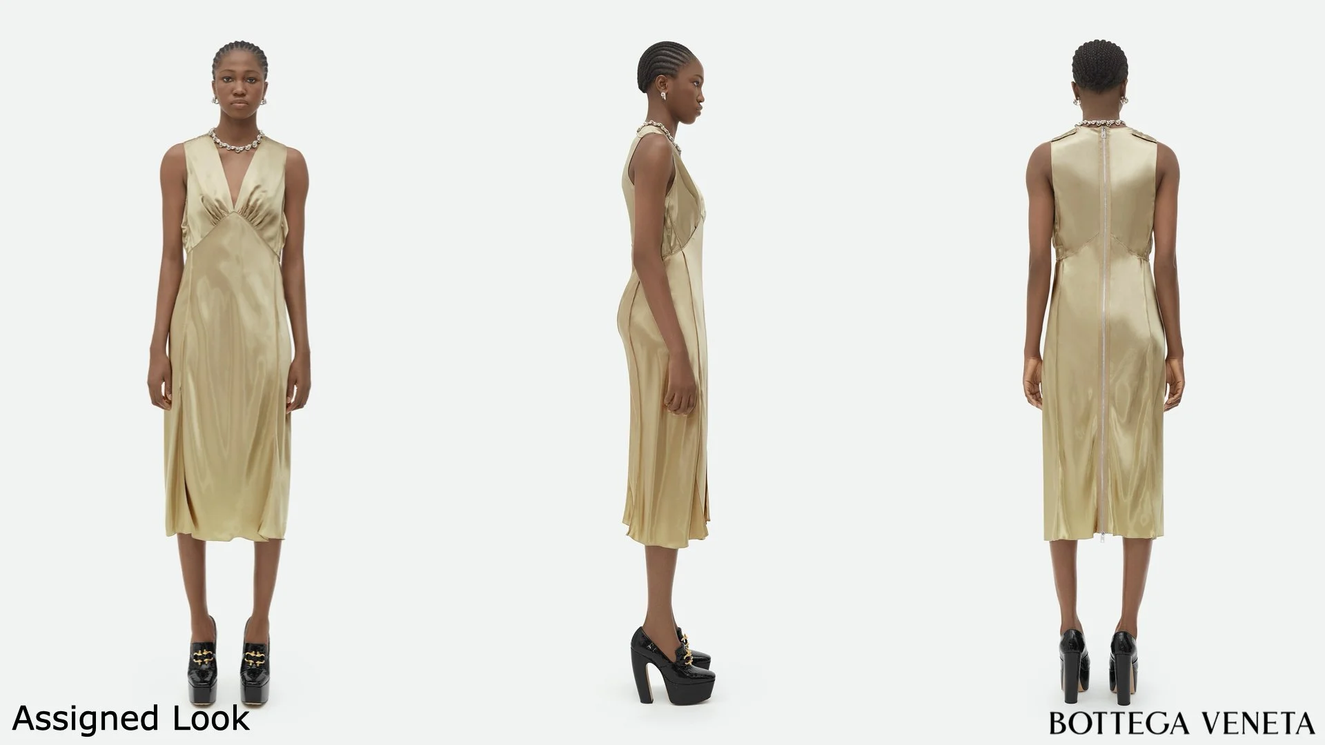 Replicated Draped Dress