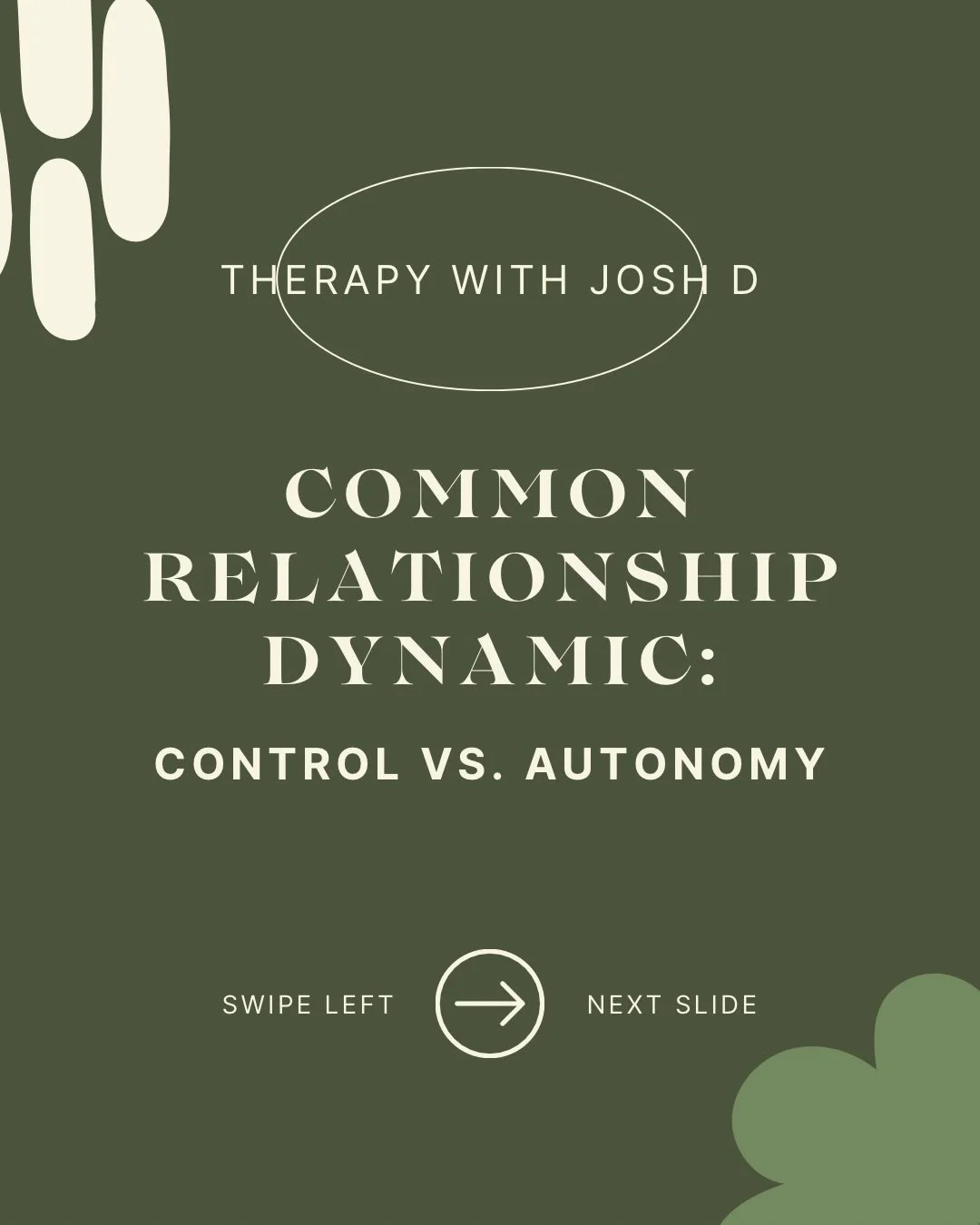 Instead of fighting each other, begin working together to shift the pattern so you both feel more secure and connected.

What are your thoughts? Let me know in the comments! 

#relationships #complextrauma #couplestherapy #relationshiptherapy #whenlo