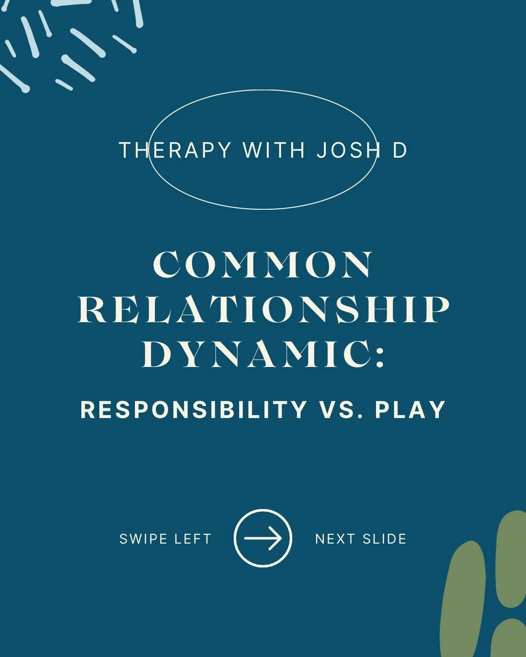 Many couples get stuck in a Responsibility vs. Play dynamic.

Healthy relationships need both.

Responsibility creates security.

Play creates aliveness.

The goal isn&rsquo;t to choose one over the other. It&rsquo;s learning how to make room for bot