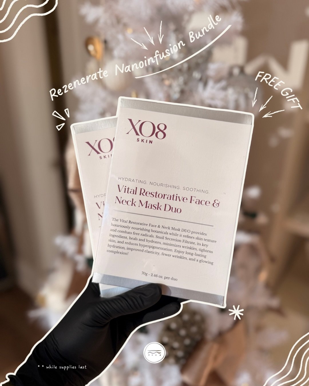 A ritual, thoughtfully finished 🤍

✨ Purchase the Regenerate Nanoinfusion Bundle and receive a complimentary X08 Vital Restorative Face + Neck Mask to deeply hydrate and soothe.
✨ Purchase the Dermaplaning + Rapid Renewal Bundle and receive a compli