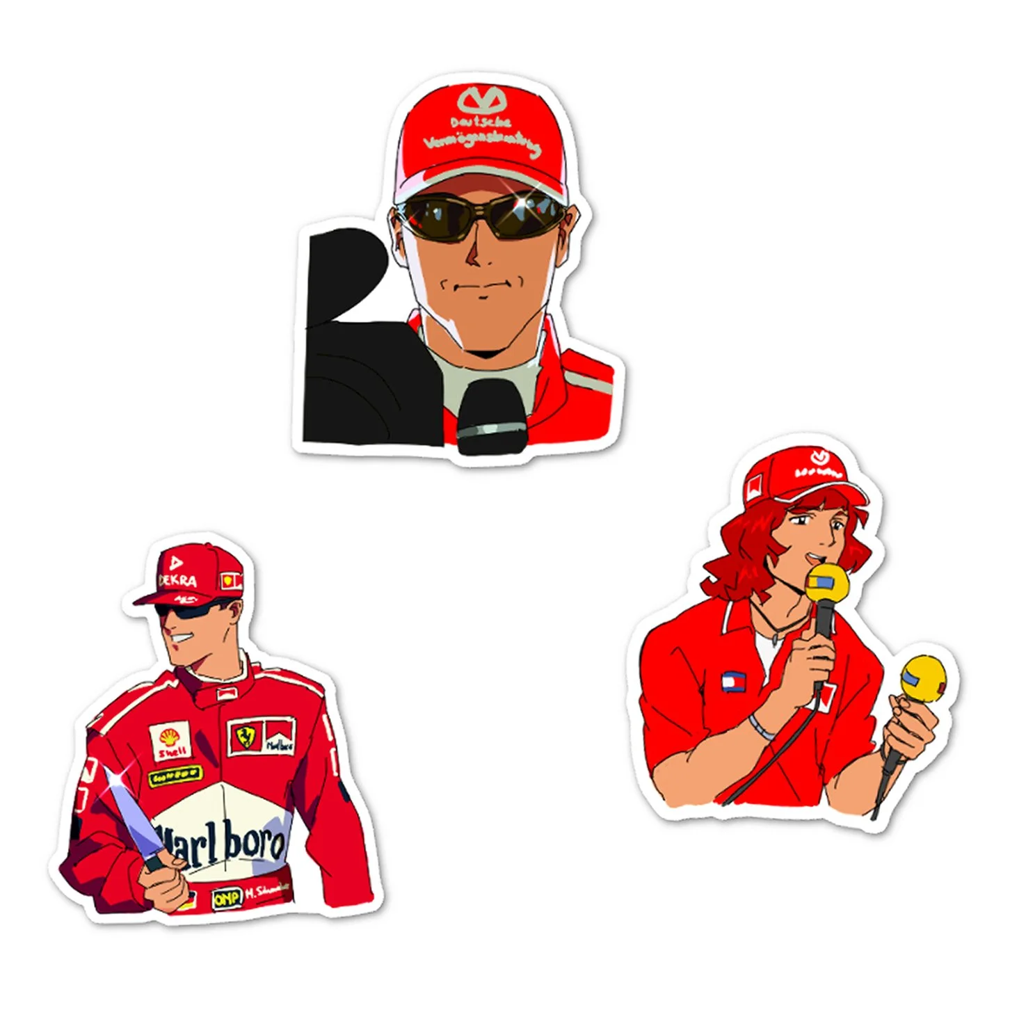 Schumi sticker set