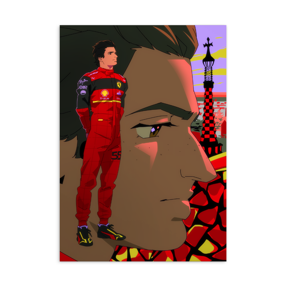 Spanish GP postcard