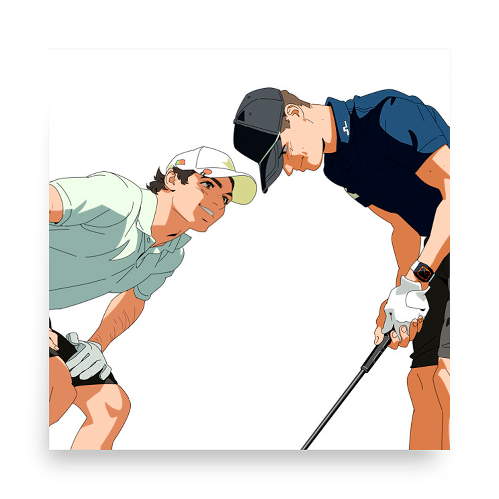 Carlando golf poster