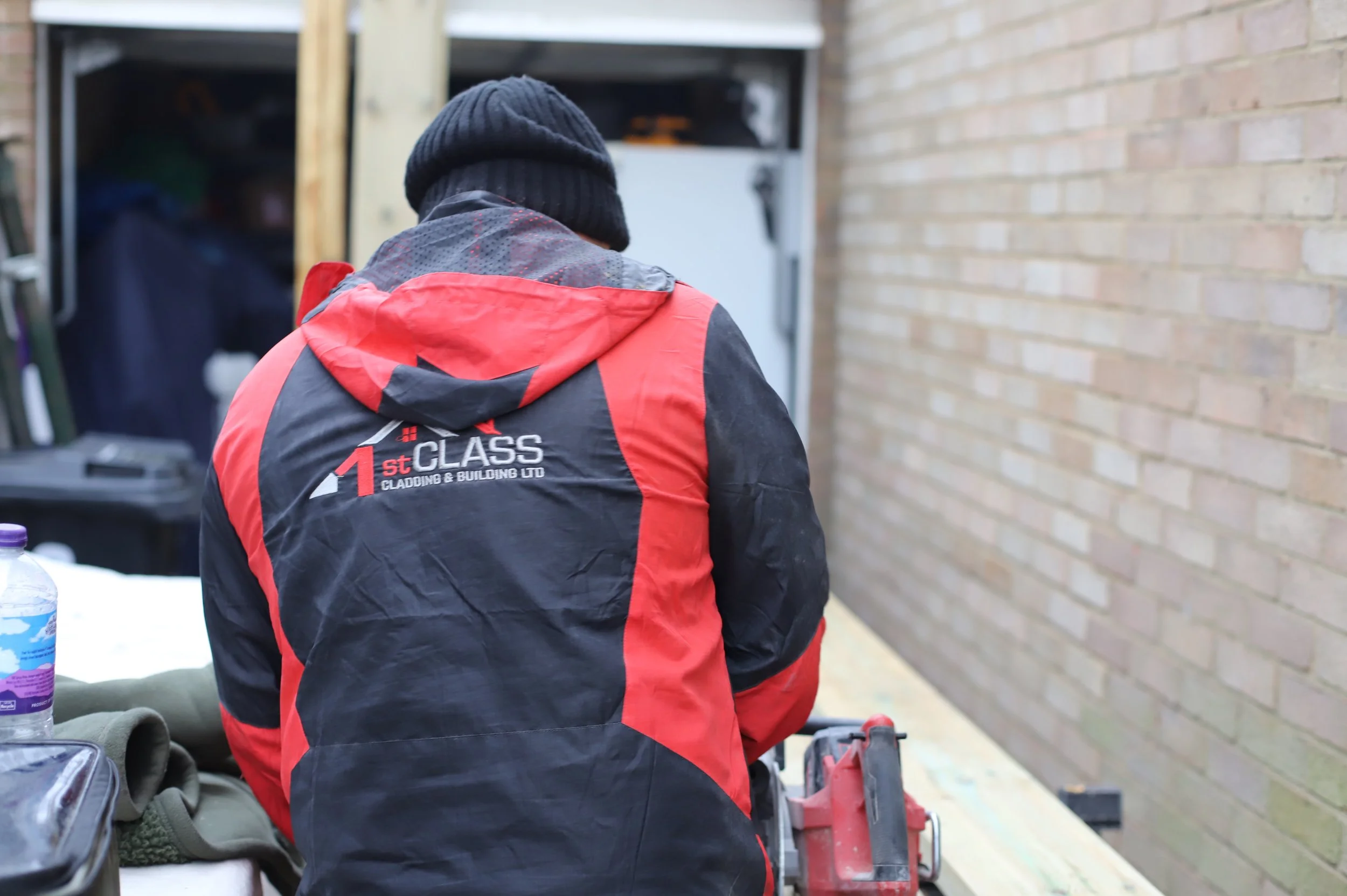 One of our trusted skilled contractors in our very proud uniform.