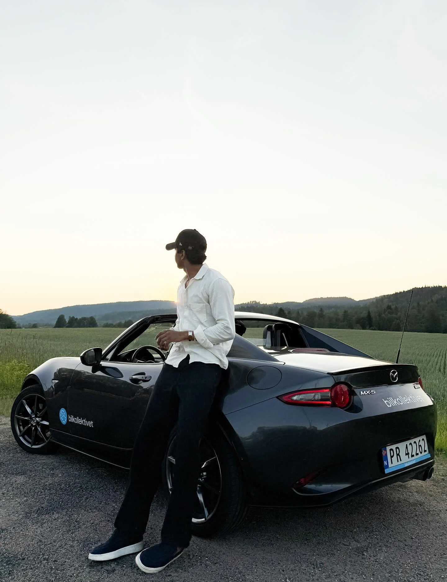 Vårt medlem Leonardo er på tur i vår flotte MX-5🤩Takk for bilde! #bilkollektivet