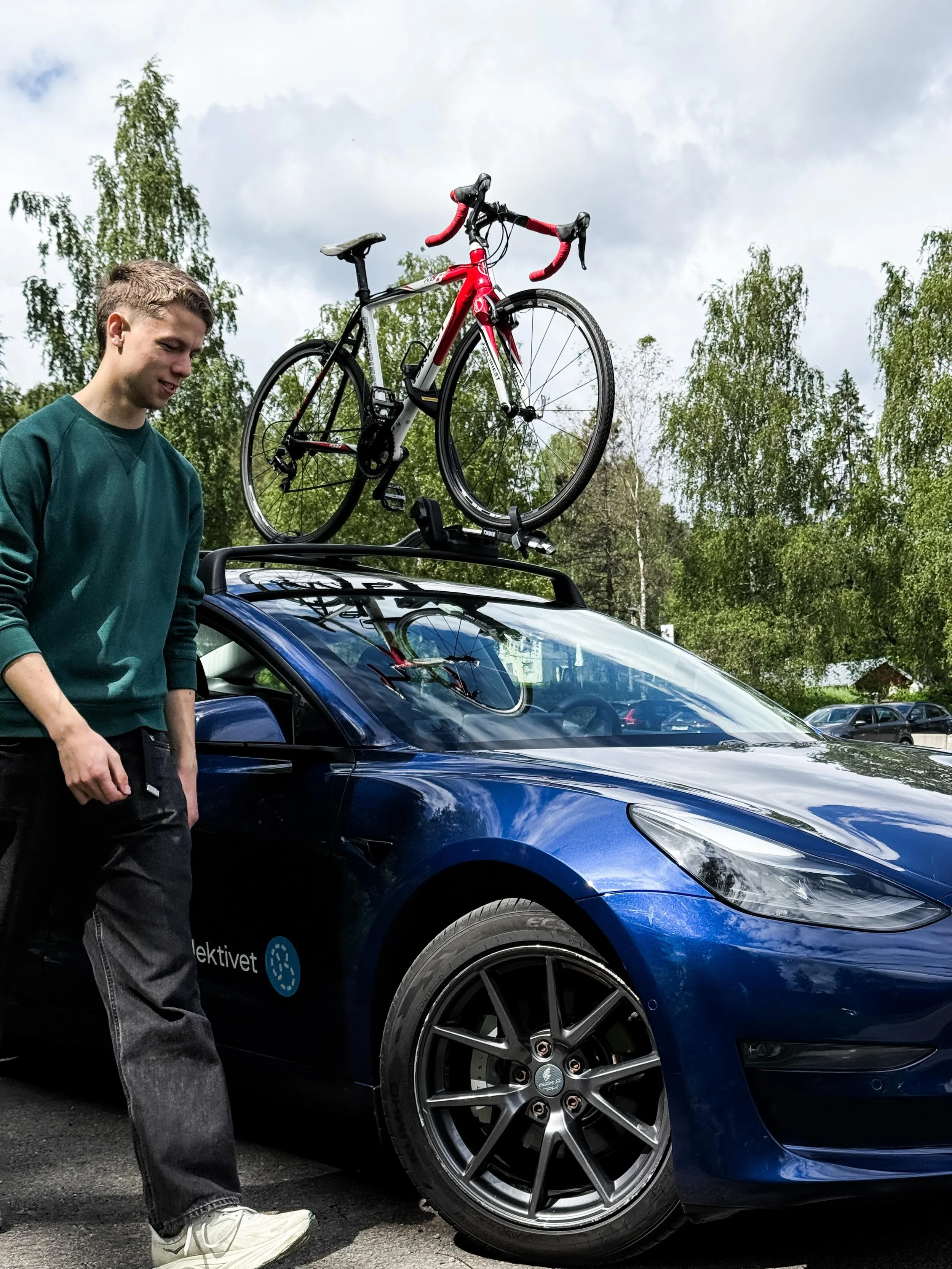 Book bil. Book sykkelstativ. Kom deg ut!🌲💨

#bilkollektivet #thuleproride #model3