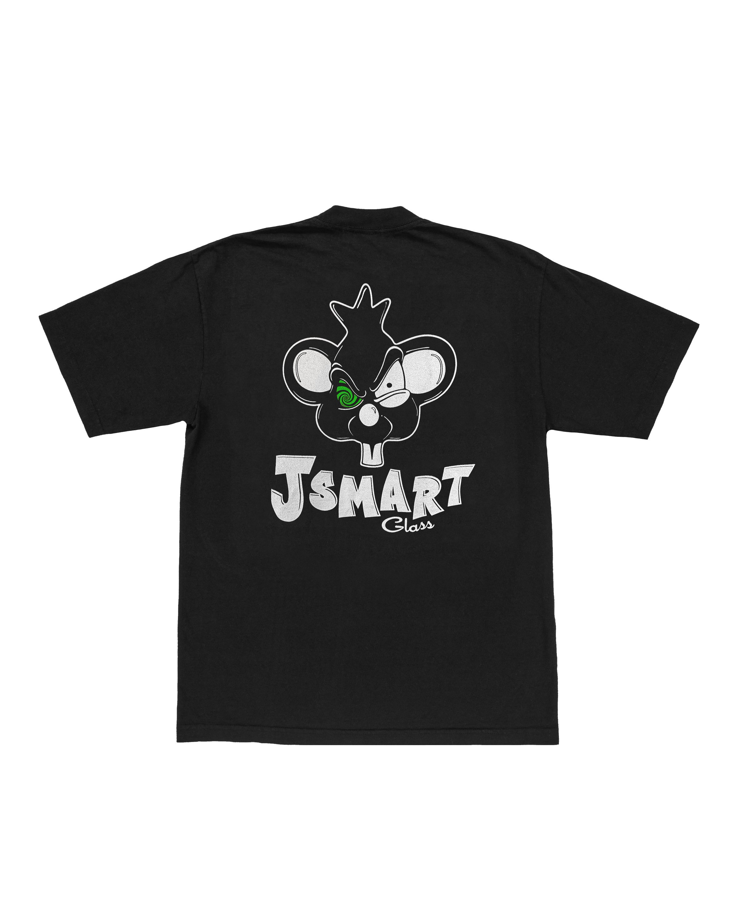 J Smart Glass Official 2025 Logo Black Screen Print T-SHIRT Back.jpg
