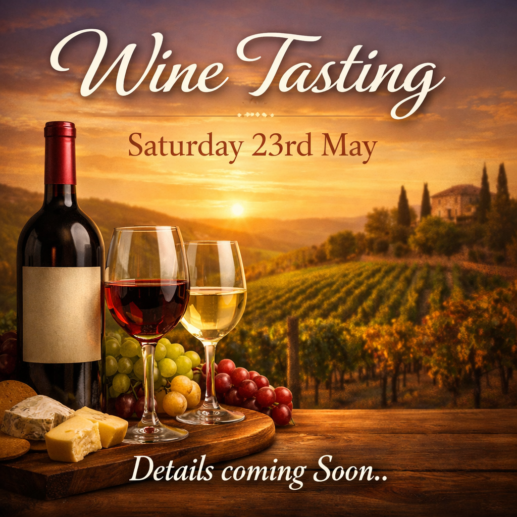 Wine Tasting Details TBC