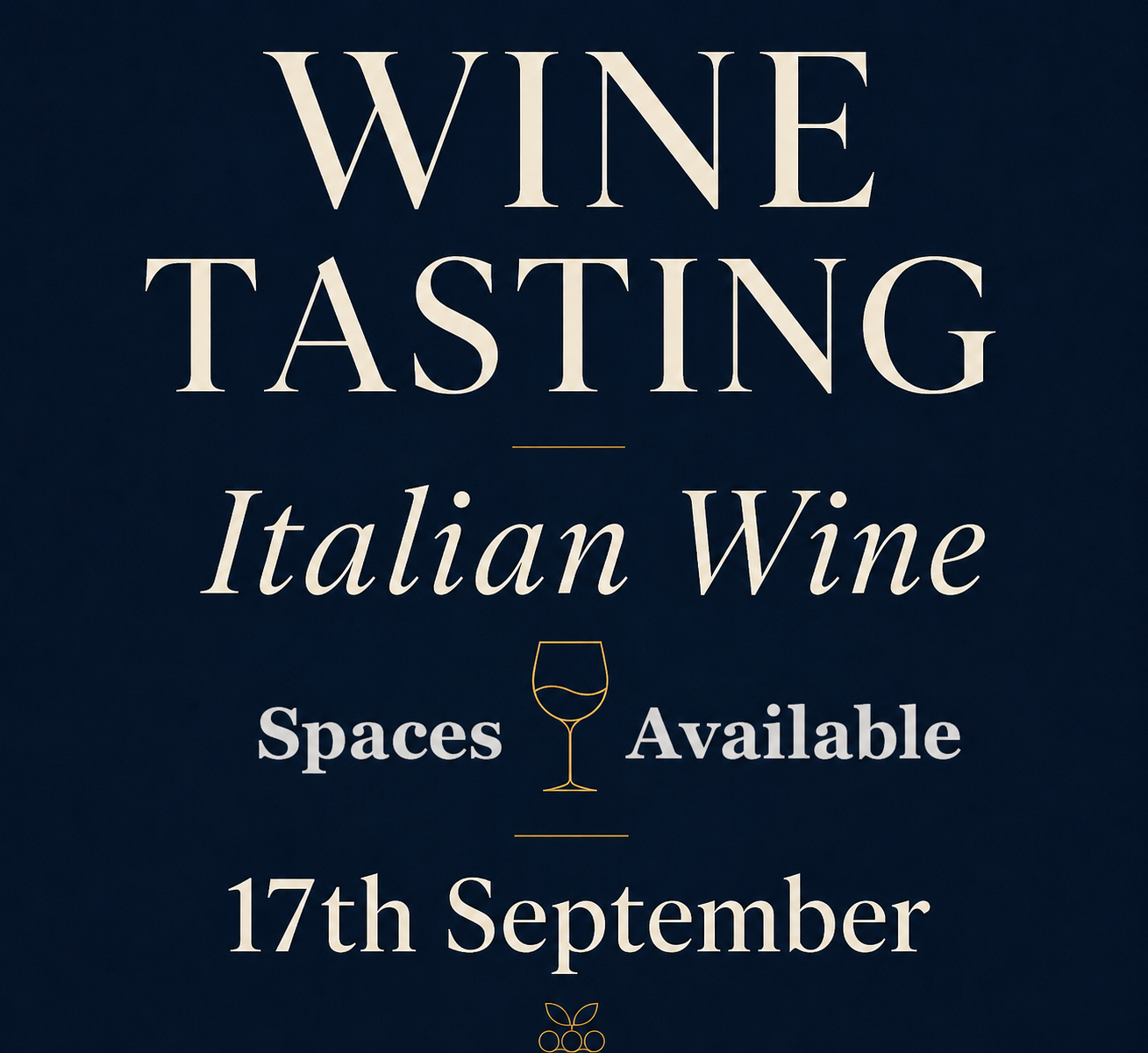 Italian Wine Tasting