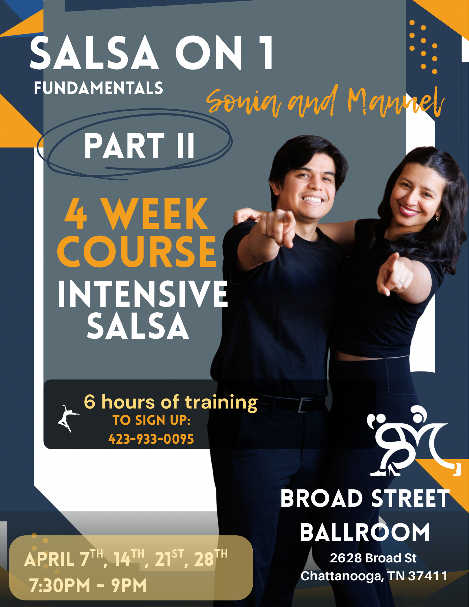 Salsa Fundamentals with Sonia and Manuel 