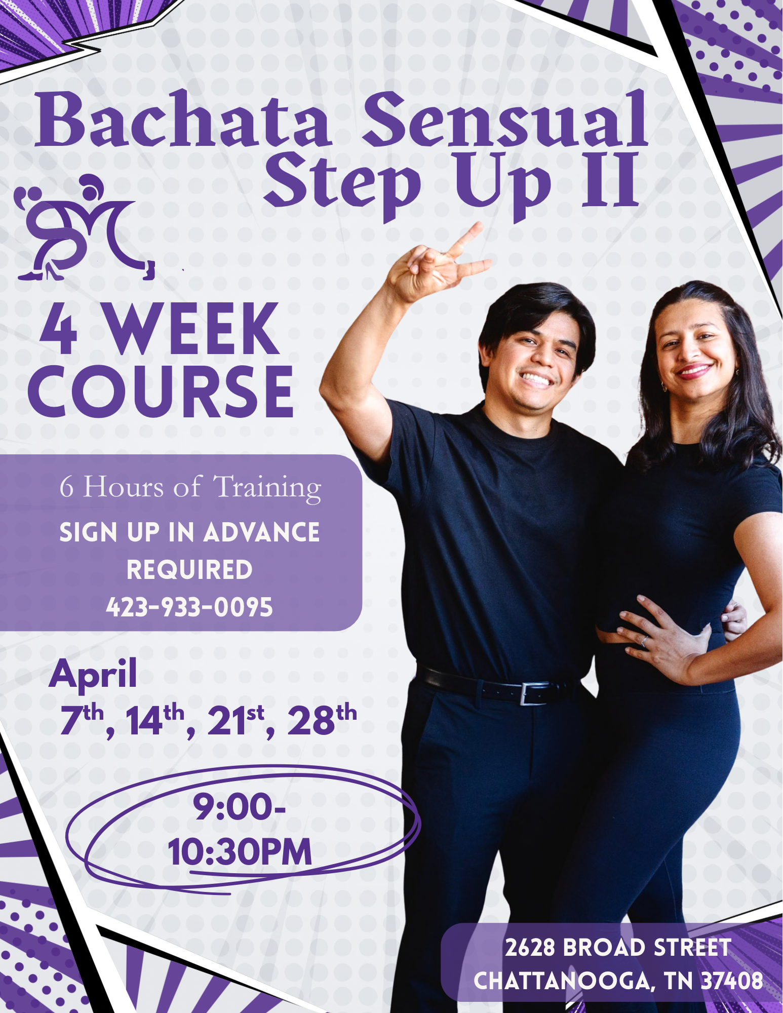 Bachata Sensual Step up II- with Sonia and Manuel