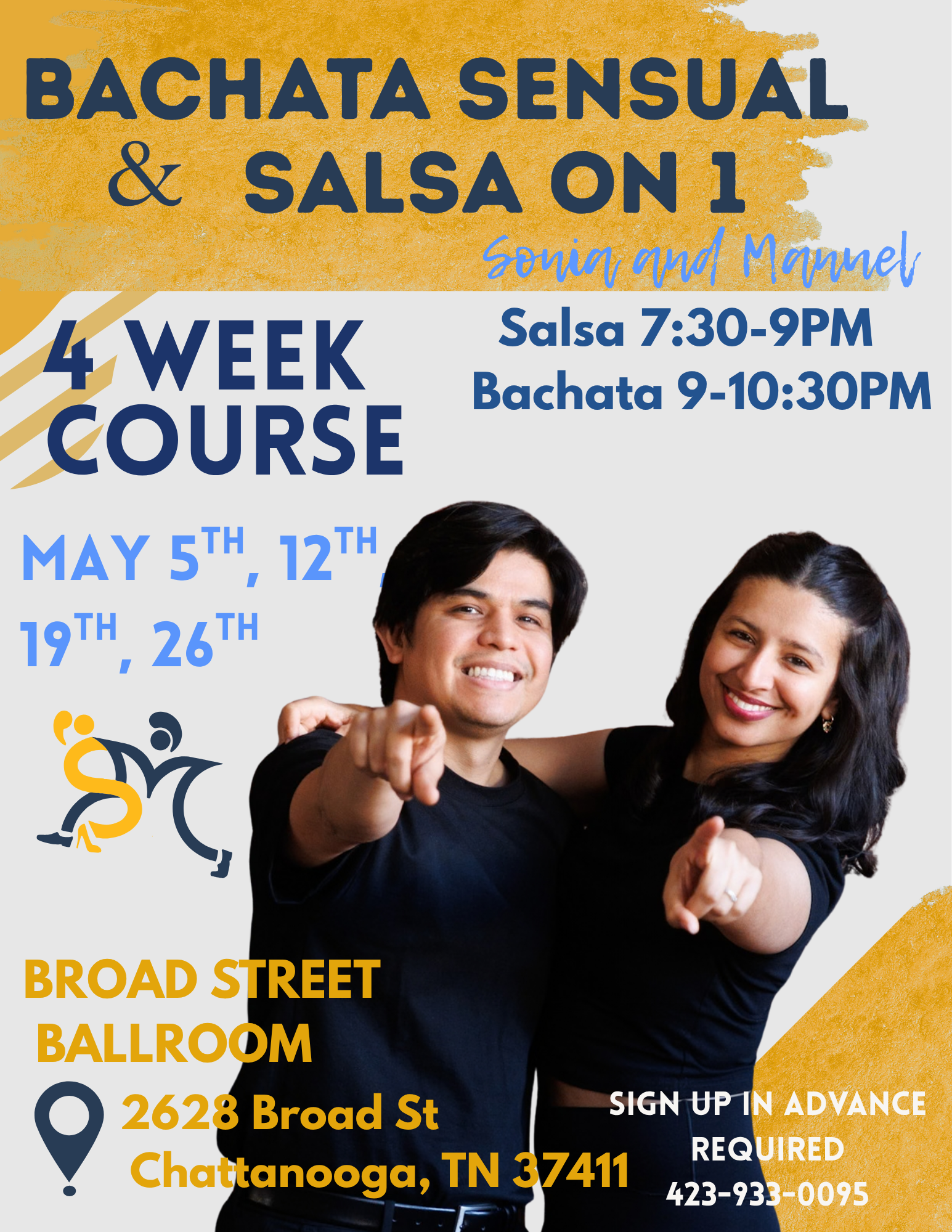 Bachata Sensual and Salsa on 1 