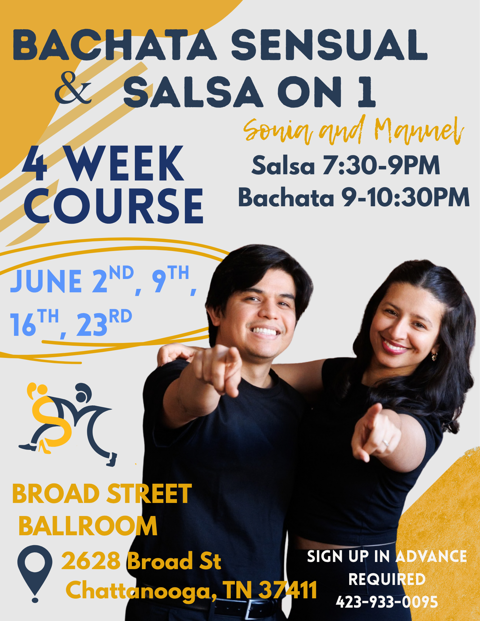 Bachata Sensual and Salsa on 1