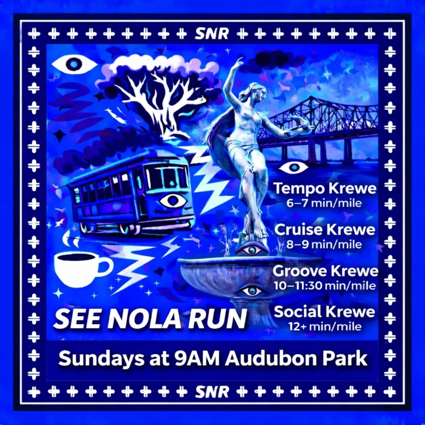 New 2026 Hours!

Same crew, new time.

Meet at 9:00 AM Run starts at 9:15 AM

See you out there. #SeeNolaRun