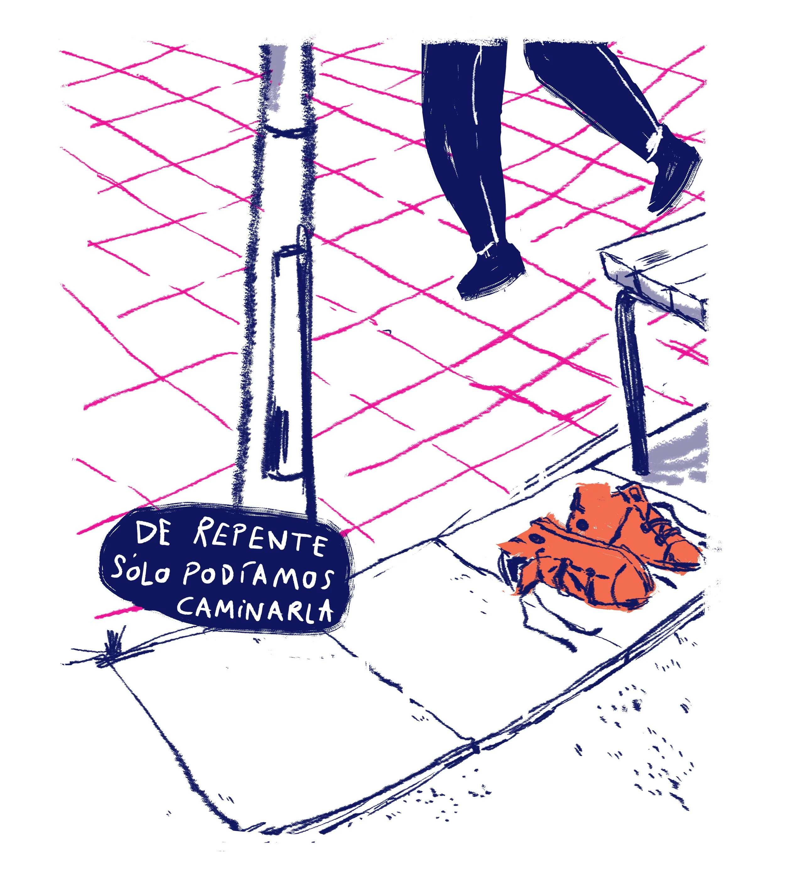 All of a sudden, we could just walk it 