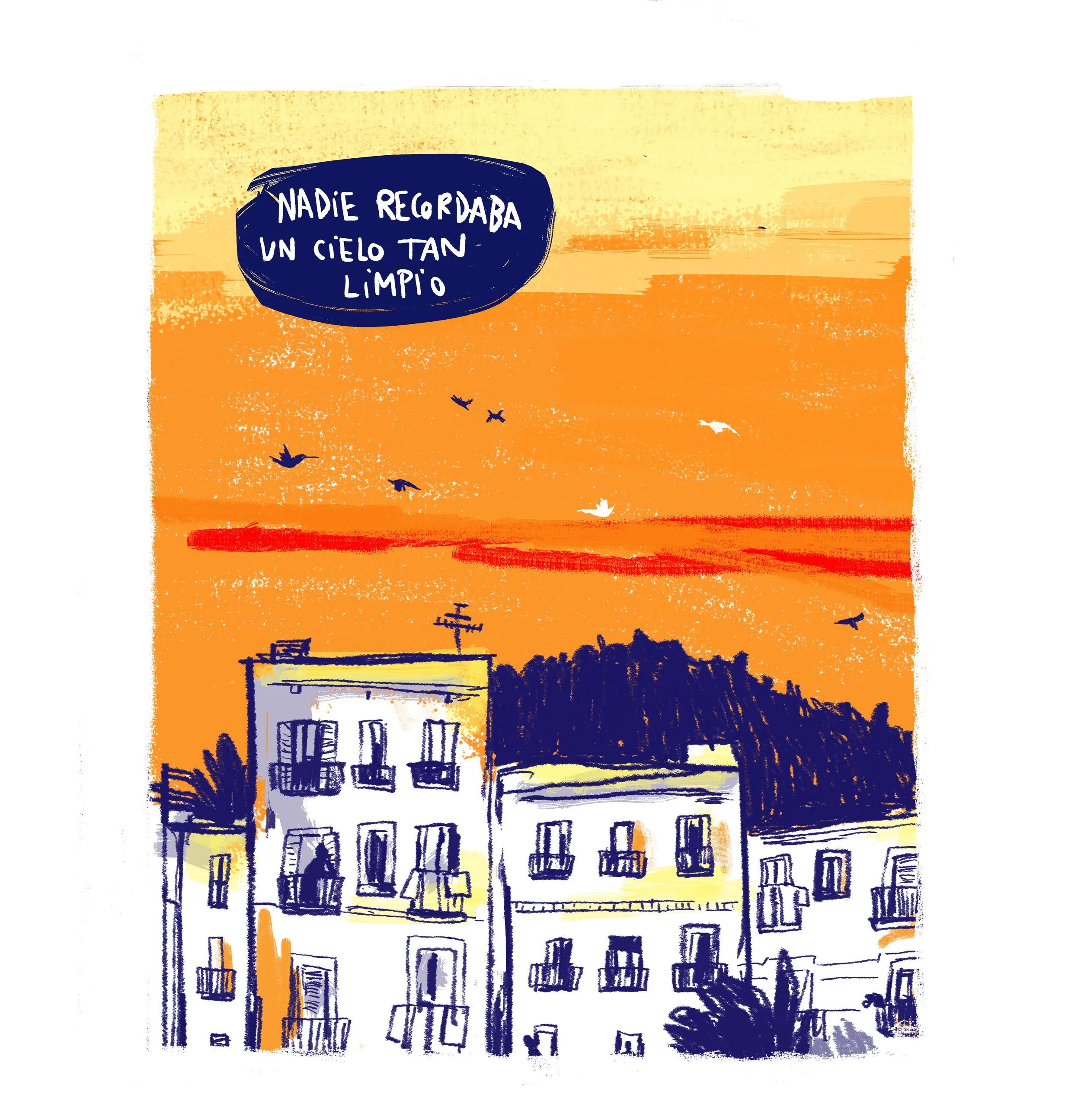 No one could remember a sky so clear
