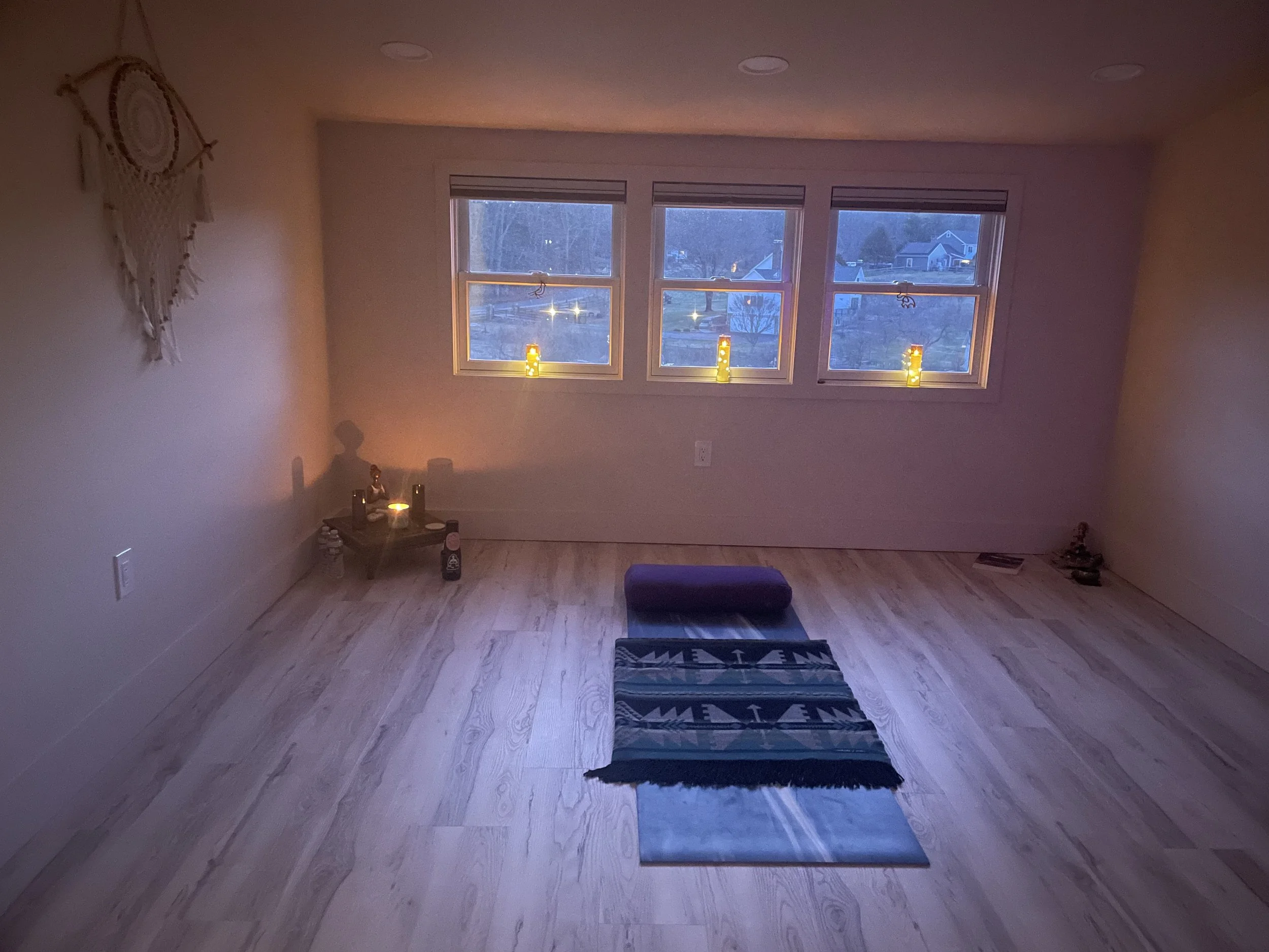 Sunset hour at hOMe Studio