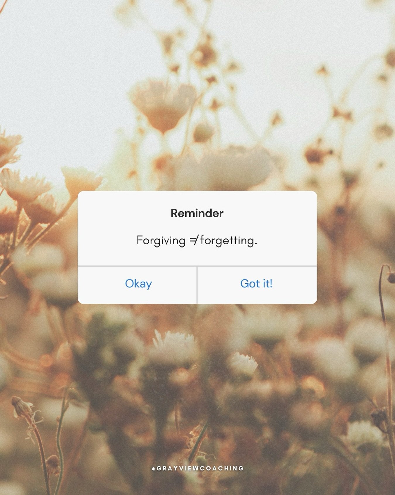 ✨ Reminder: Forgiving doesn&rsquo;t mean forgetting. ✨

You can extend grace and still honor your pain. Healing doesn&rsquo;t erase the past&mdash;it teaches you how to move forward without letting it own you.

#betrayal #betrayaltrauma #betrayaltrau