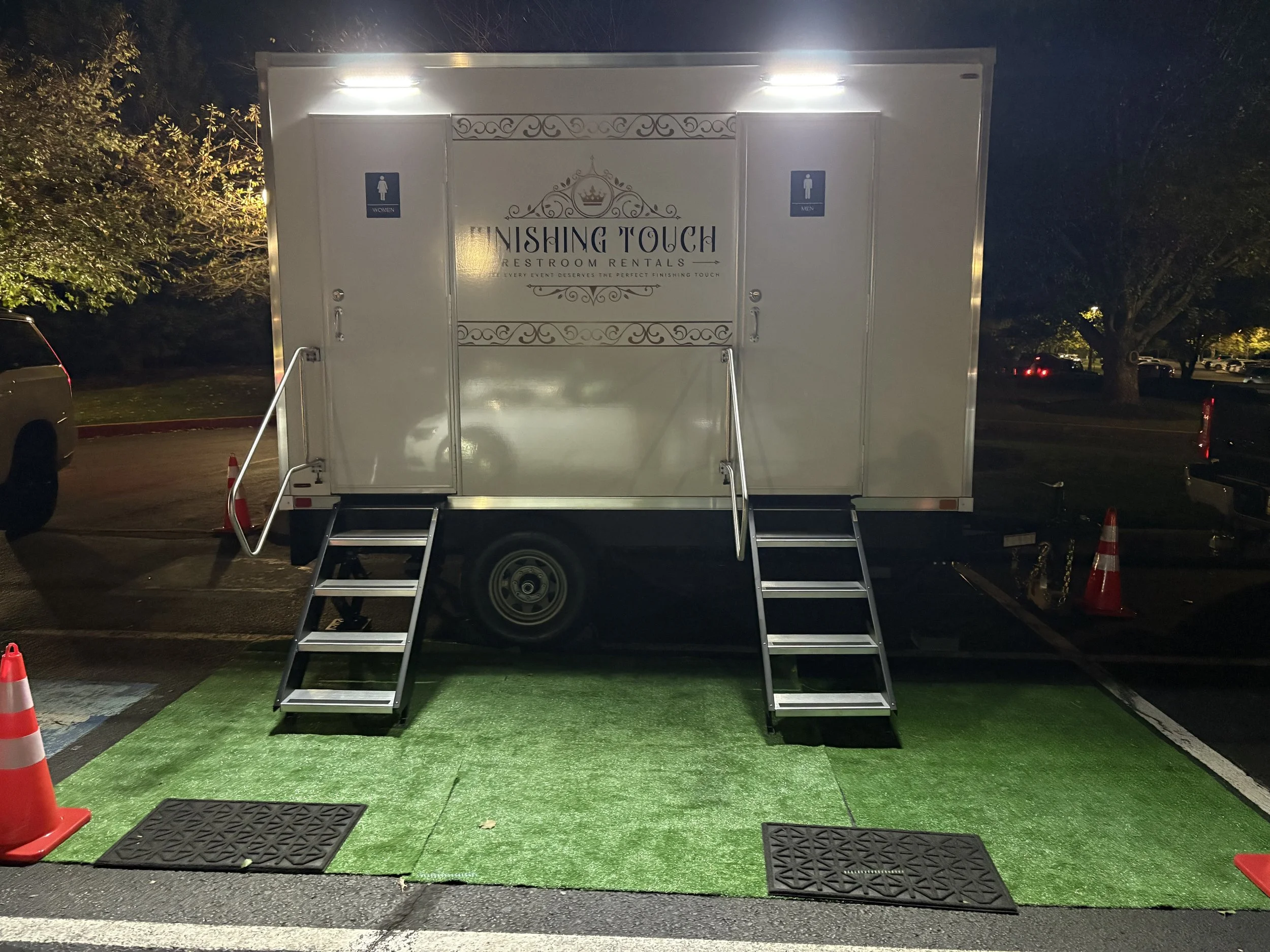 Finishing Touches Restroom Trailers Four Person Luxury Restroom Trailers