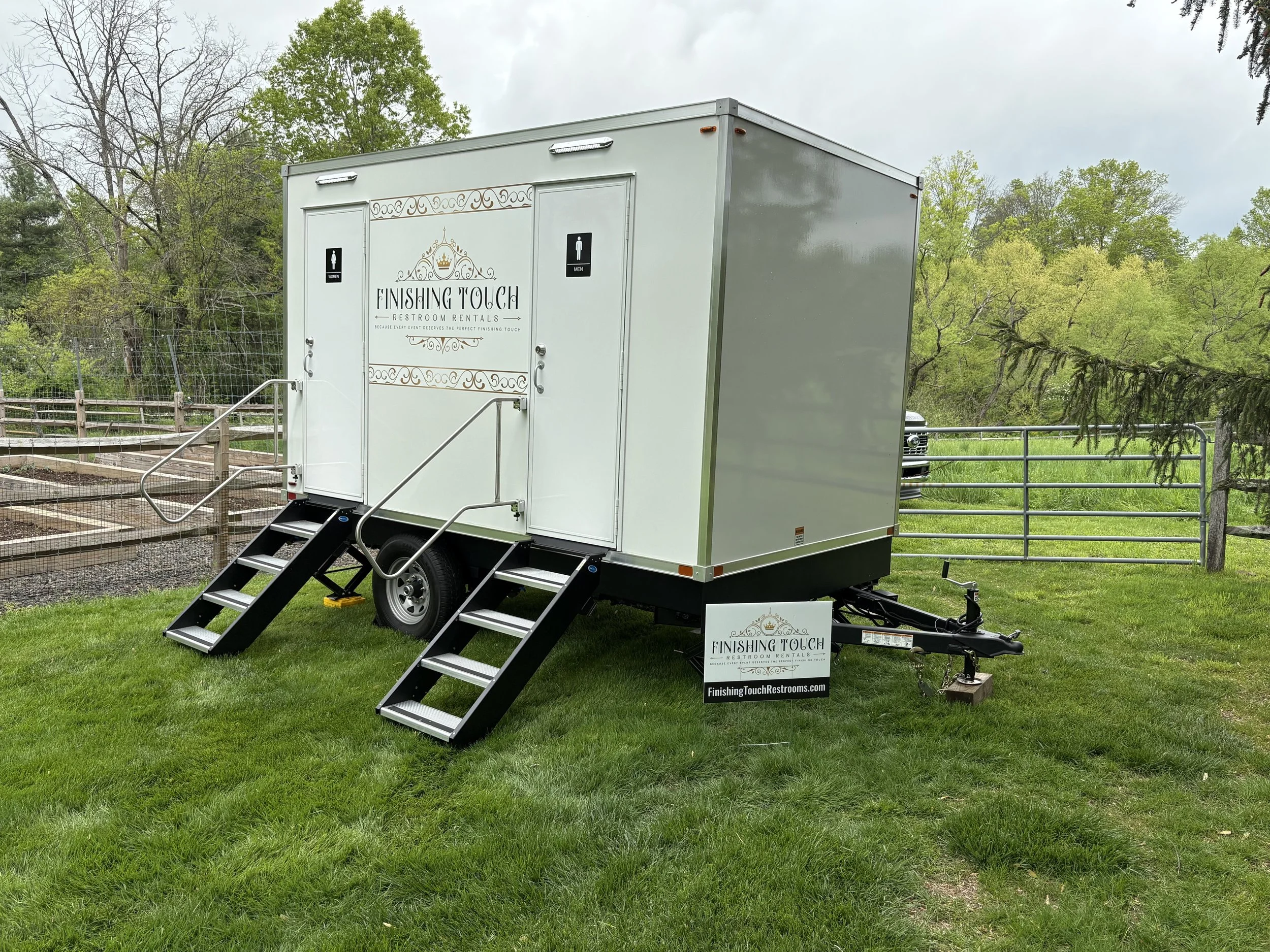 Finishing Touches Restroom Trailers Four Person Luxury Restroom Trailers