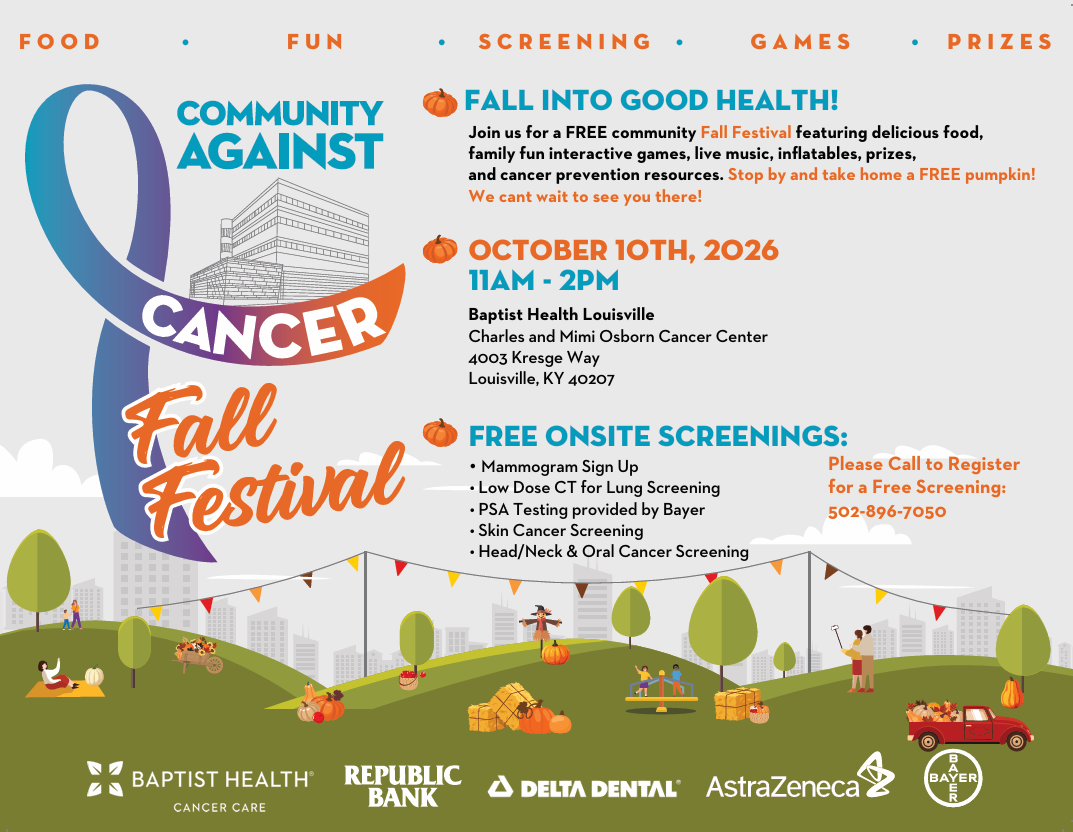 Baptist Health Community Against Cancer Fall Festival