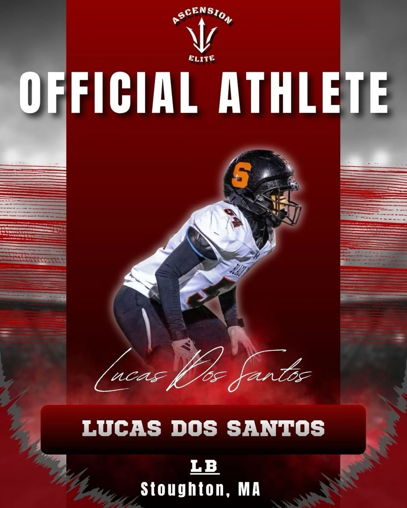 🔥 LOCKED IN: Lucas Dos Santos is ready to make plays at the Ascension Elite Showcase!

The Stoughton linebacker brings intensity, speed, and physicality to every snap. A sideline-to-sideline playmaker who attacks the ball and sets the tone on defens