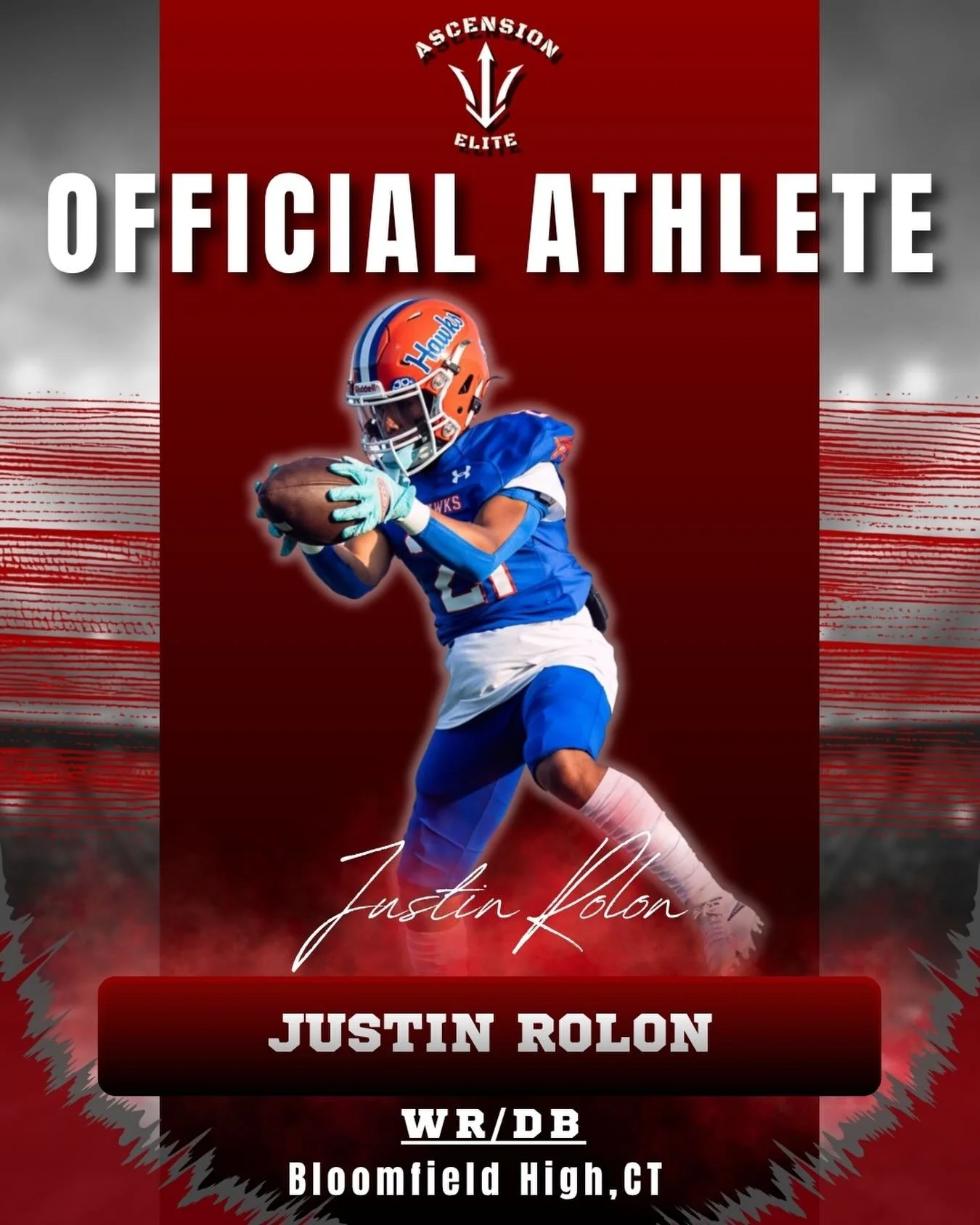 🔥 OFFICIALLY LOCKED IN: Justin Rolon is set to make plays on both sides at the Ascension Elite Showcase!

The Bloomfield High (CT) athlete brings versatility, speed, and instincts. A true playmaker who can impact the game wherever he lines up.

📅 M