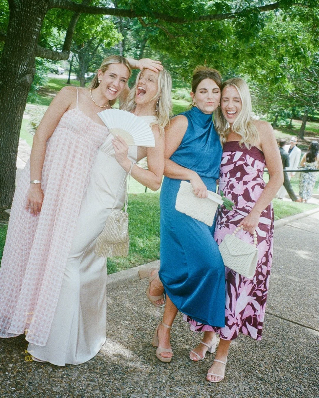 A few favorite film snaps of wedding guests in their natural habitat 🎞️ 

Each artist tagged! 

&mdash;

@goldylightmag is a wedding publication featuring real weddings on real film + the artists behind the magic 🎞️