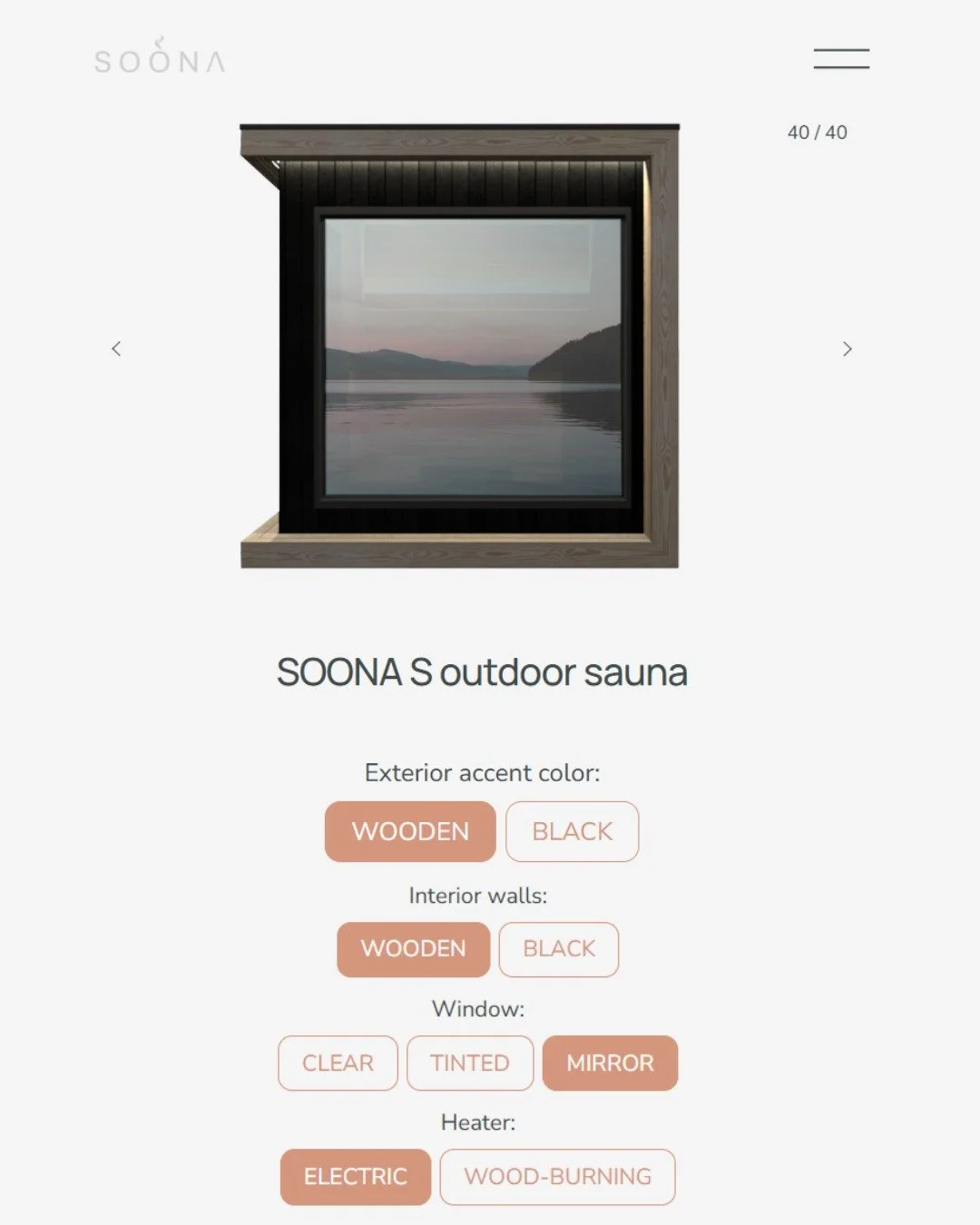 This is your invite to check out the improved designer on our website and create your dream Soona🔥 Link in bio!
.
.
.
#OutdoorSauna
#GardenSauna
#Sauna
#Bastu
#Soona
#SaunaLife
#SaunaTime
#SaunaExperience
#SaunaVibes
#SweatTherapy
#HotAndCold
#Welln