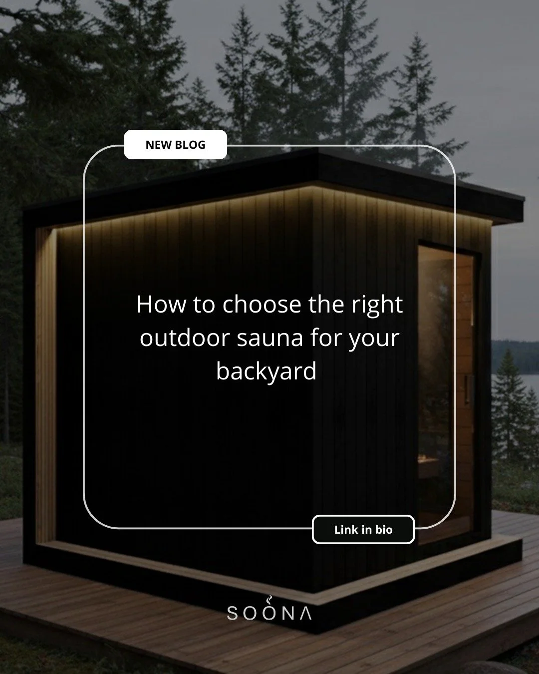 Choosing an outdoor sauna is both an aesthetic and practical decision for the next decades &mdash; a decision that blends architecture, lifestyle, and wellbeing✨

Discover our sauna approach and check out the Soona blog and collection - links in bio!